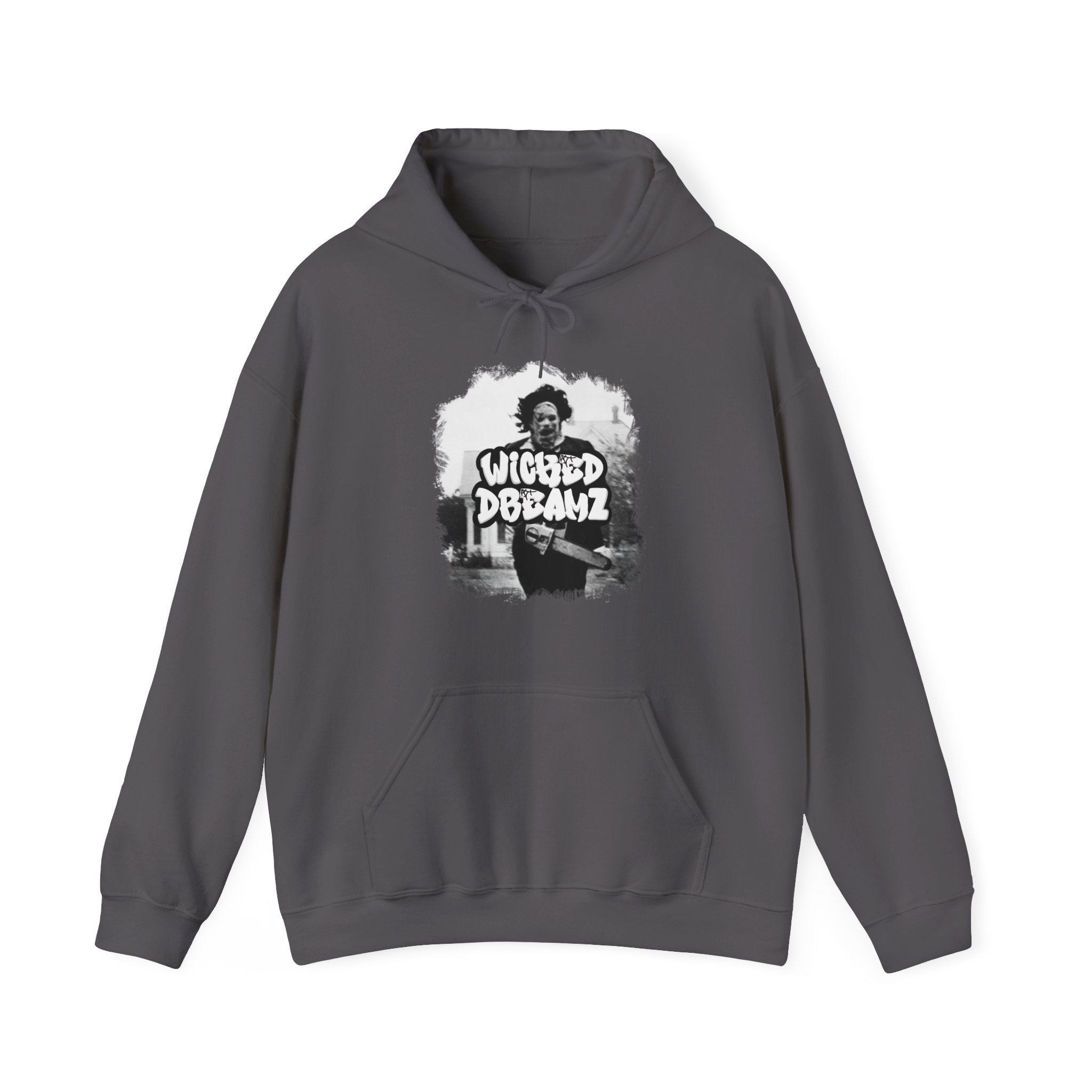 Wicked Dreamz Unisex Heavy Blend™ Hoodie - Cozy, Stylish Pullover for Horror Fans, Perfect for Halloween, Casual Wear, Gifts