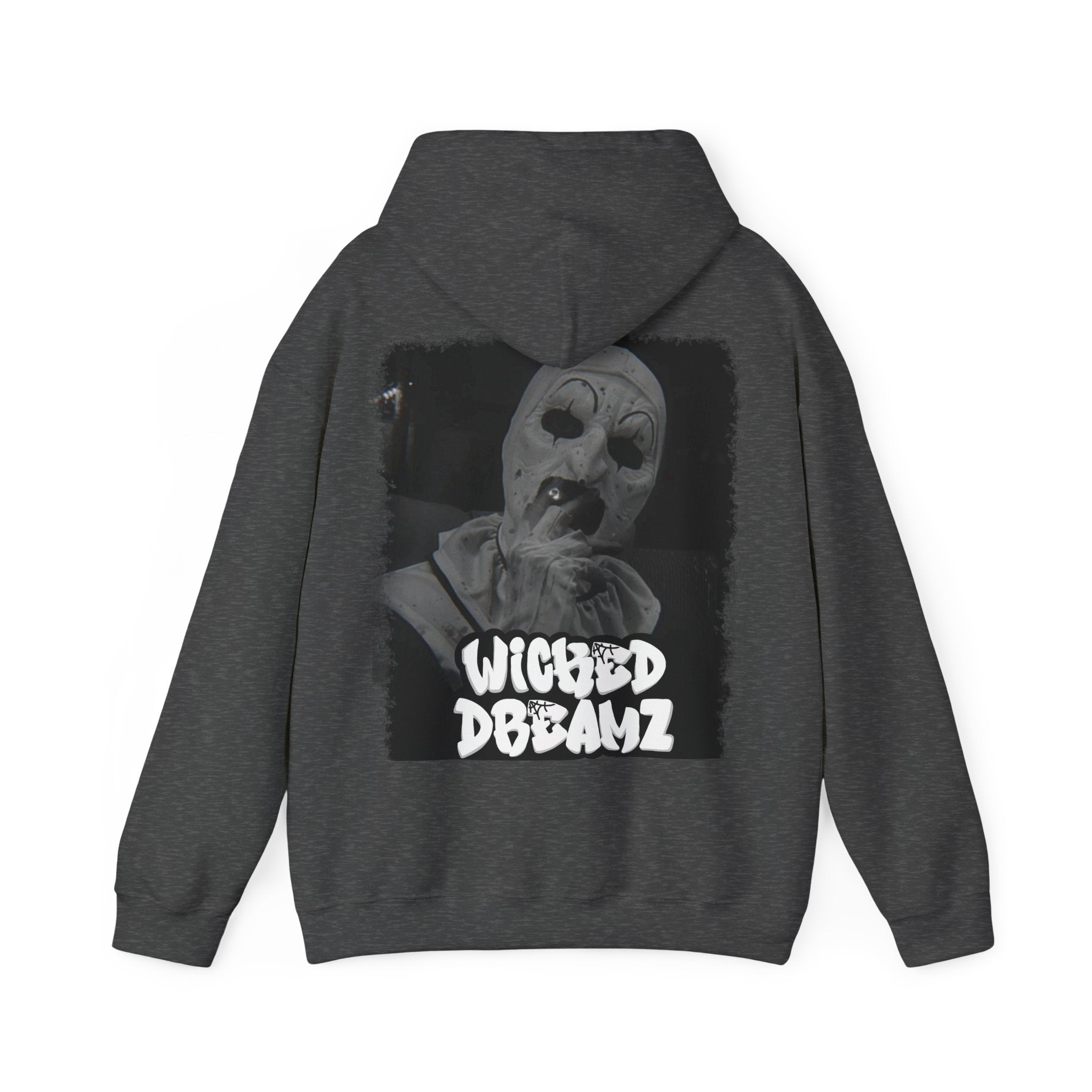 Art the clown Unisex Hoodie - Cozy Streetwear, Horror Fans Gift, Sweatshirt for Every Occasion, Unique Graphic Design, Halloween Apparel