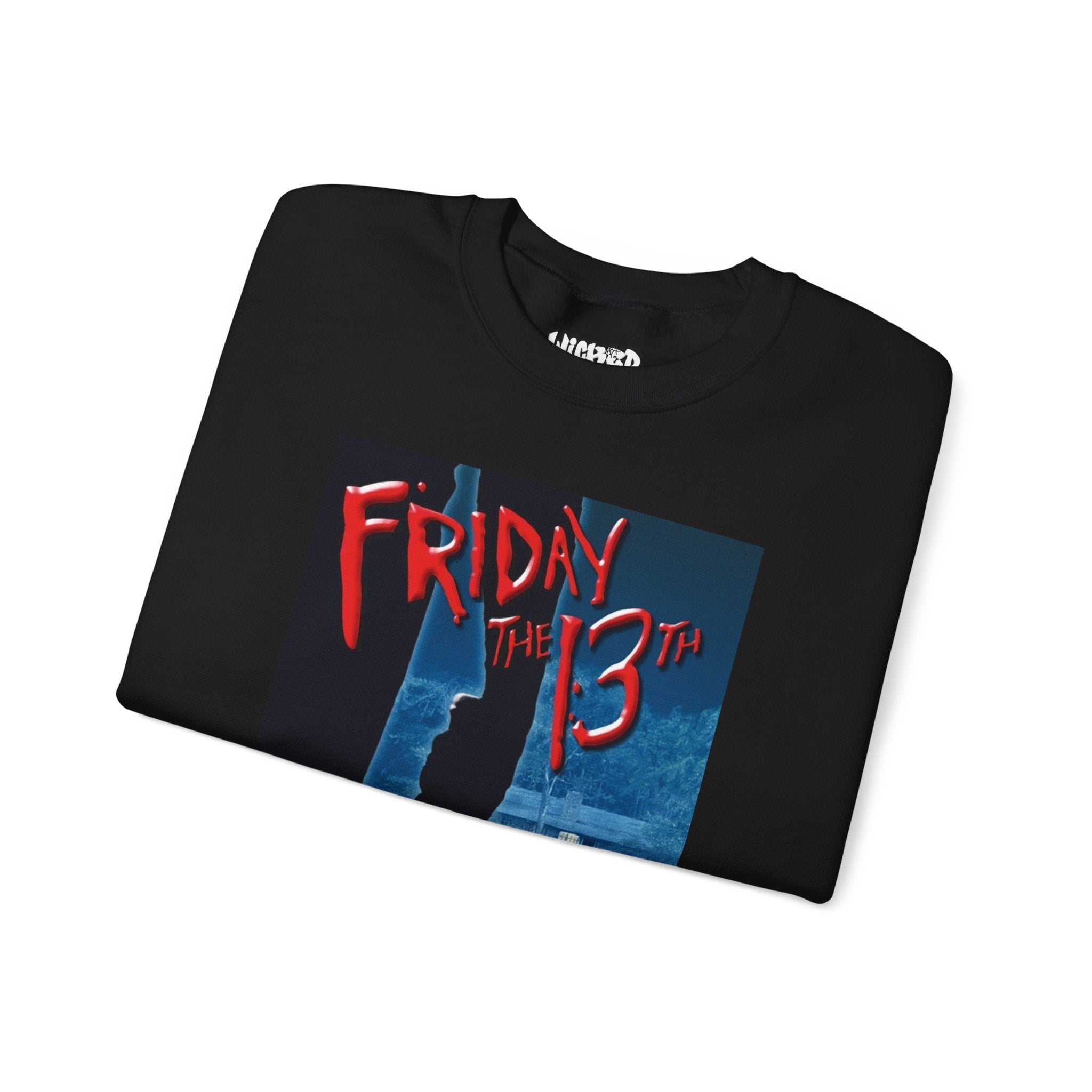 Friday the 13th Unisex Crewneck Sweatshirt, Halloween Apparel, Horror Movie Sweatshirt, Cozy Gift for Fans, Unisex Sweatshirt