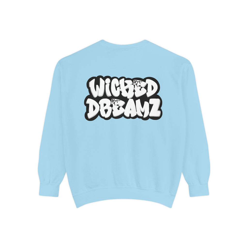 Spooky Season Sweatshirt - Unisex Garment-Dyed, Halloween Apparel, Cozy Fall Fashion, Wicked DBBAMZ Design, Perfect for October Celebrations