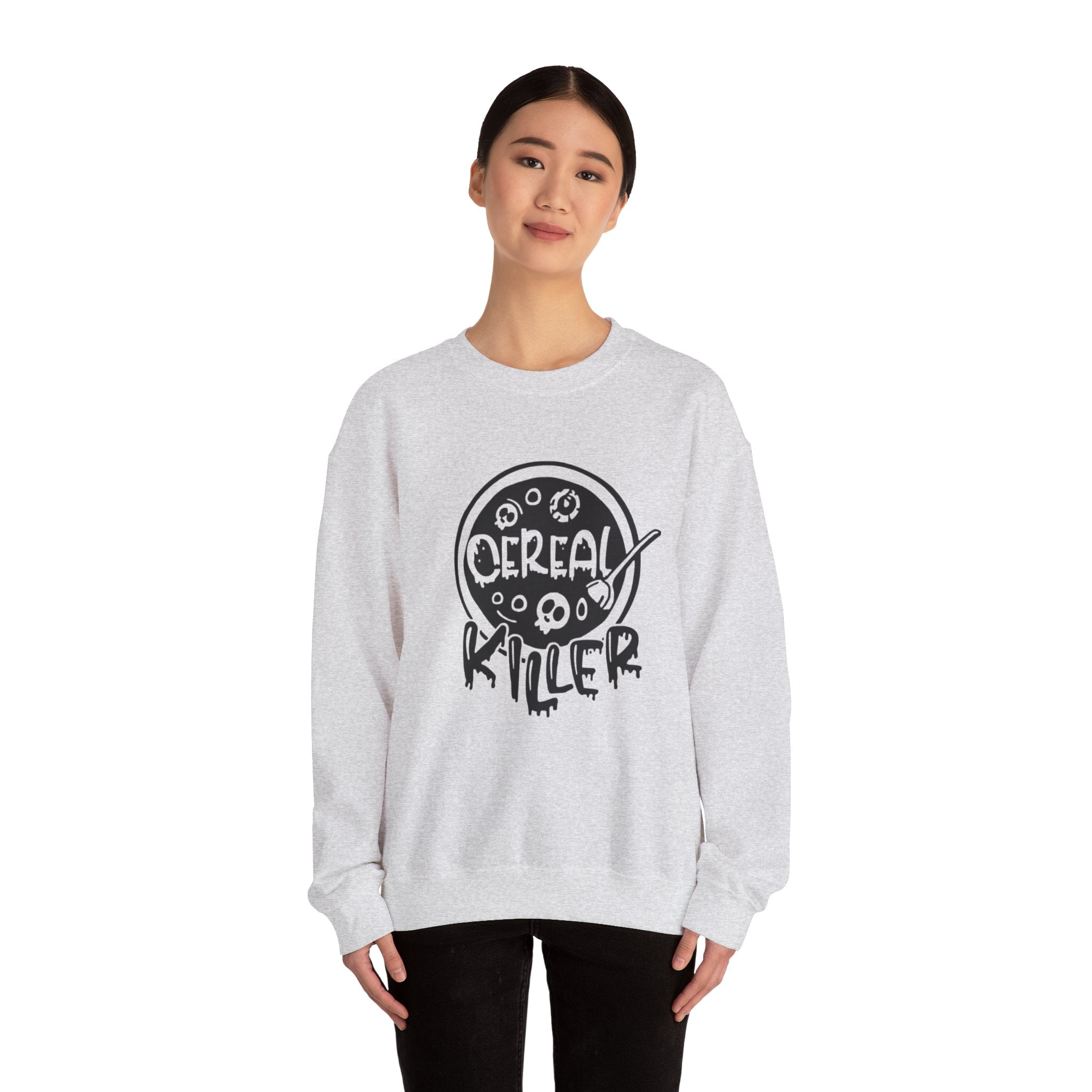 Cereal Killer Crewneck Sweatshirt, Funny Gift, Halloween Sweatshirt, Unisex Sweatshirt, Casual Wear, Trendy Apparel