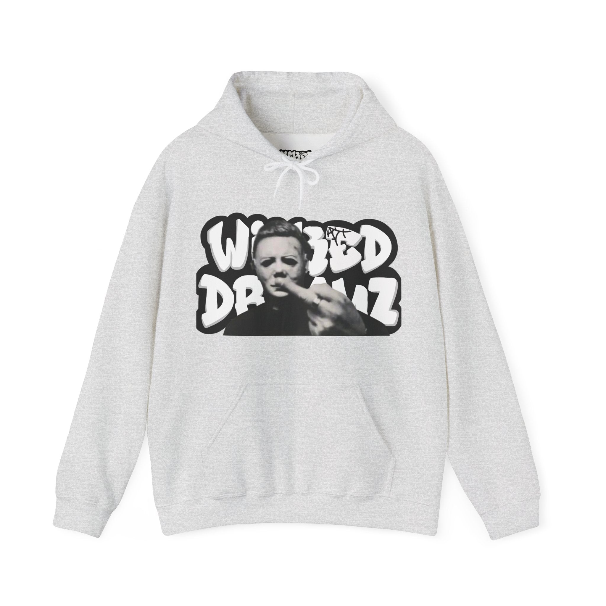 Wicked Dreamz Myers Hoodie, Unisex Heavy Blend Sweatshirt, Streetwear Sweatshirt, Cool Graphic Hoodie, Unique Gift for Music Lovers