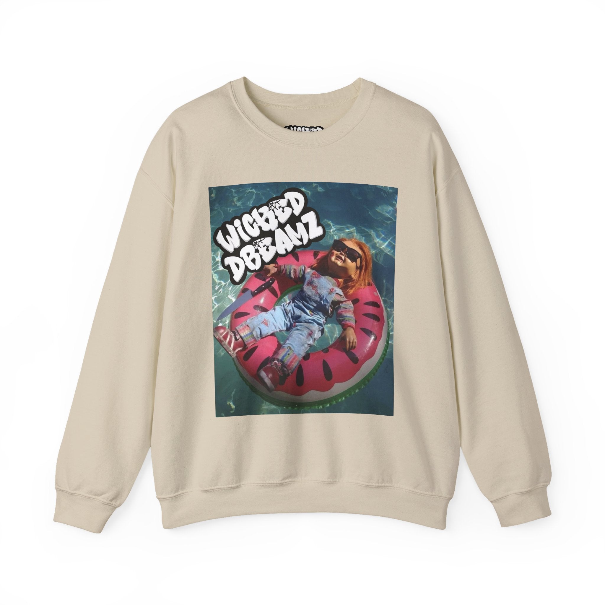 Chill Vibes Sweatshirt - Unisex Heavy Blend Crewneck, Cozy Streetwear, Fun Gift for Friends, Casual Outfit, Everyday Comfort