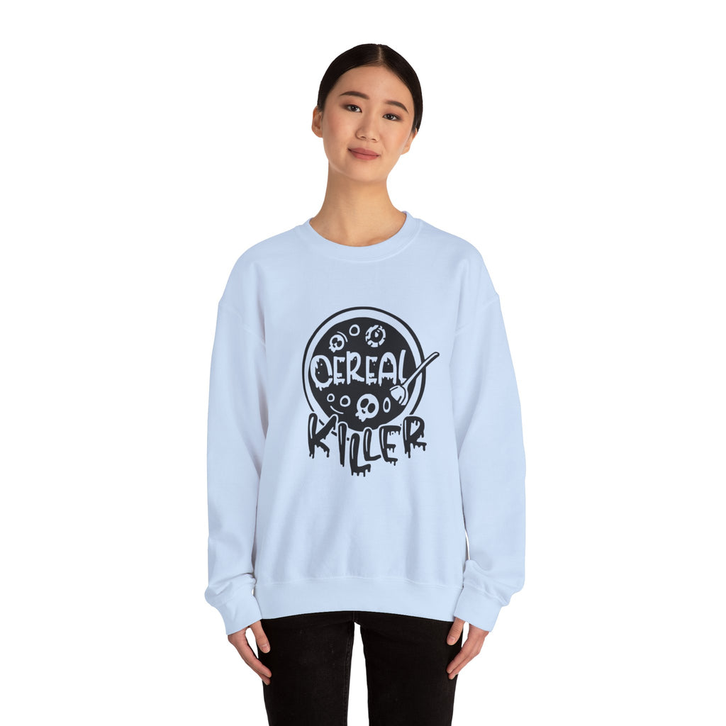 Cereal Killer Crewneck Sweatshirt, Funny Gift, Halloween Sweatshirt, Unisex Sweatshirt, Casual Wear, Trendy Apparel