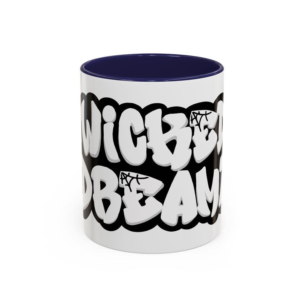 Wicked Dreams Accent Coffee Mug - Unique Gift, Home Decor, Morning Coffee Companion, Graffiti Style, Customizable