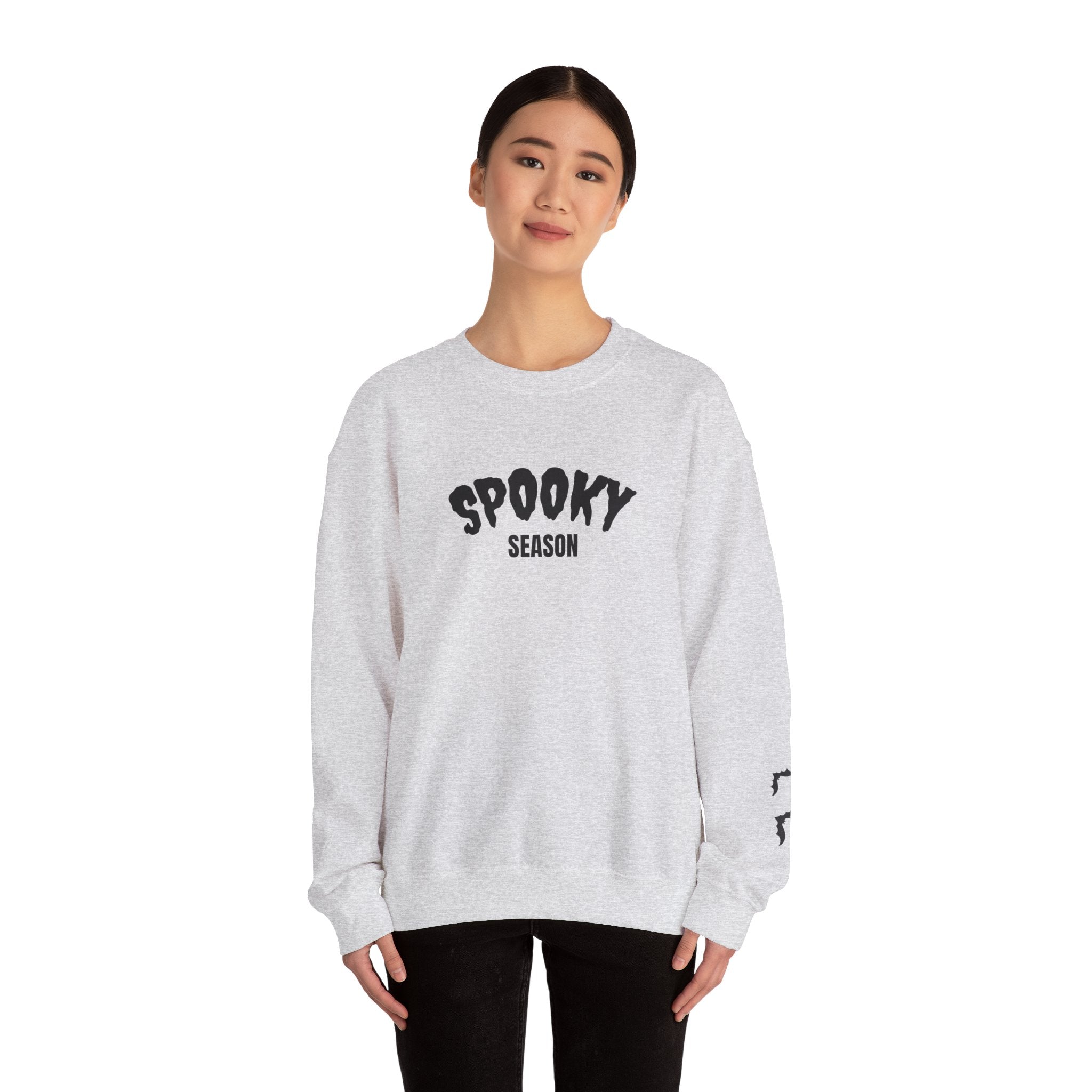 Spooky Season Crewneck Sweatshirt, Halloween Apparel, Cozy Unisex Sweater, Fall Fashion, Gift for Halloween Lovers