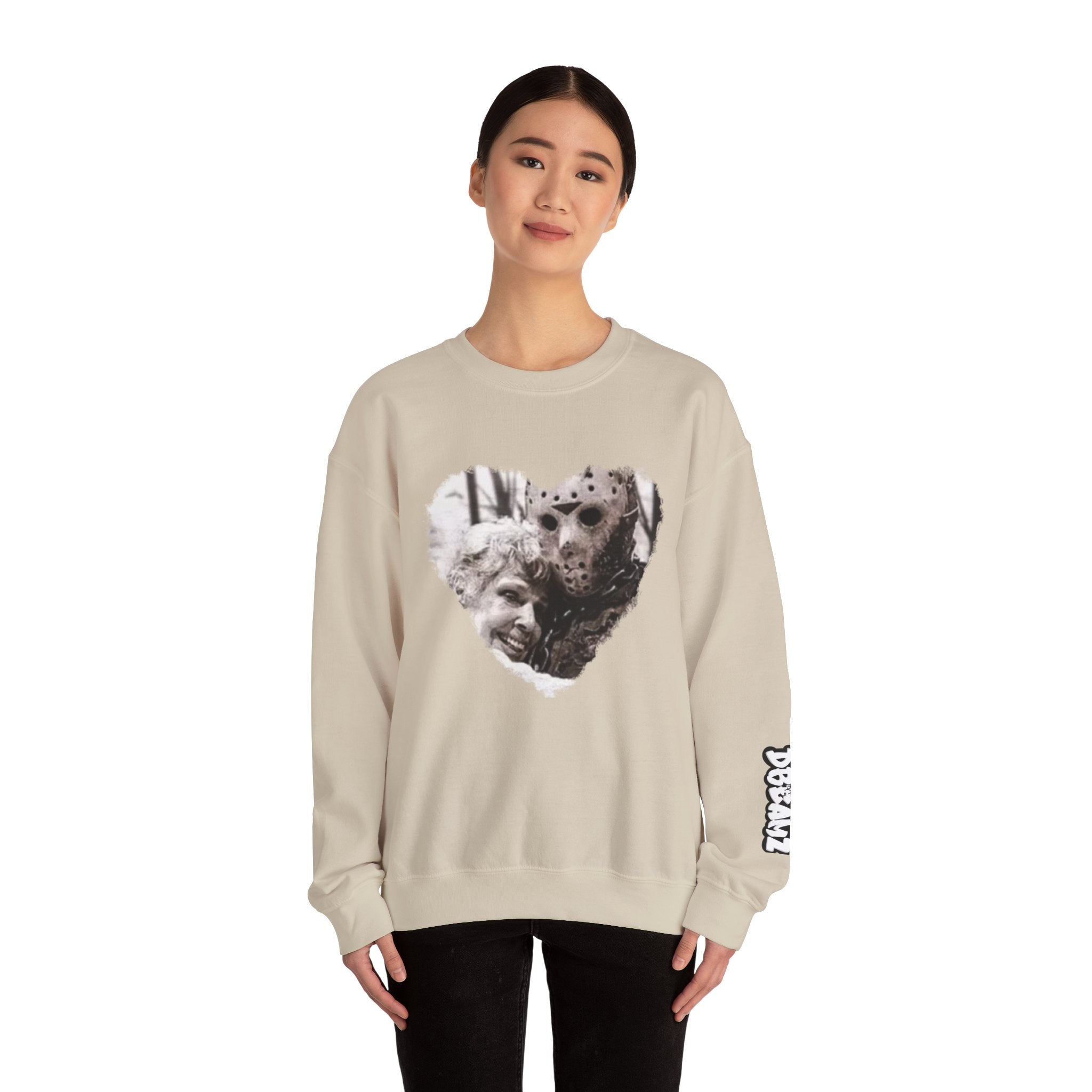Heartwarming Horror Crewneck Sweatshirt - Perfect for Halloween, Cozy Nights, Gift for Horror Fans, Unisex Sweatshirt, Vintage Style