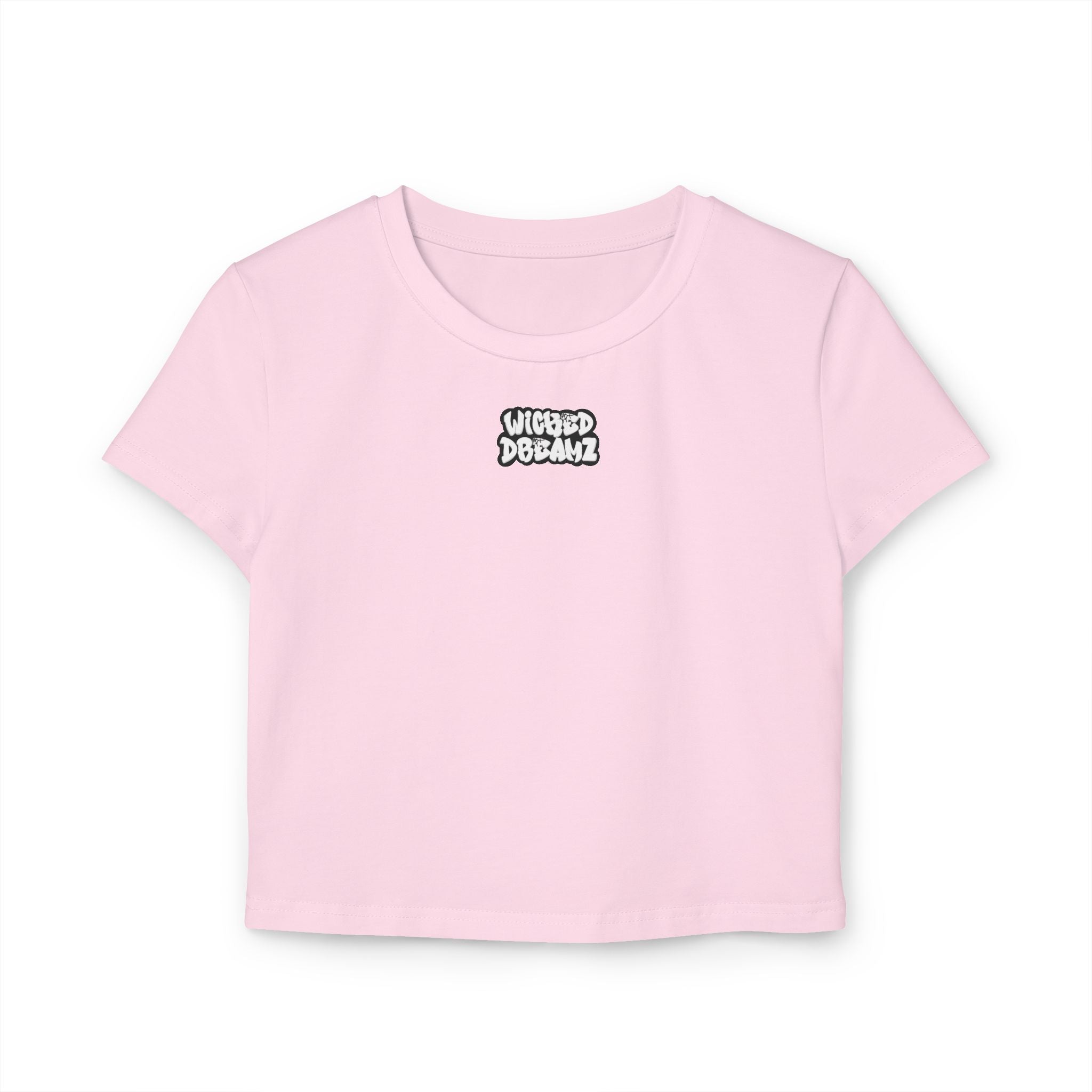 Wicked Dreams Women's Baby Tee, Cute Graphic Crop Top, Casual Summer Shirt, Gift for Her, Trendy Weekend Wear