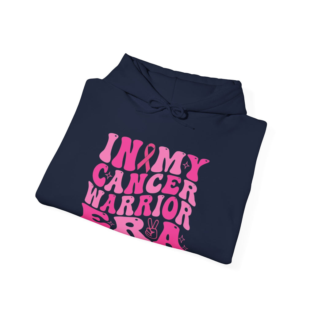 Pink Cancer Warrior Hoodie | Unisex Heavy Blend™ Hooded Sweatshirt for Support, Awareness, Gifts, October Events, Comfortable Wear