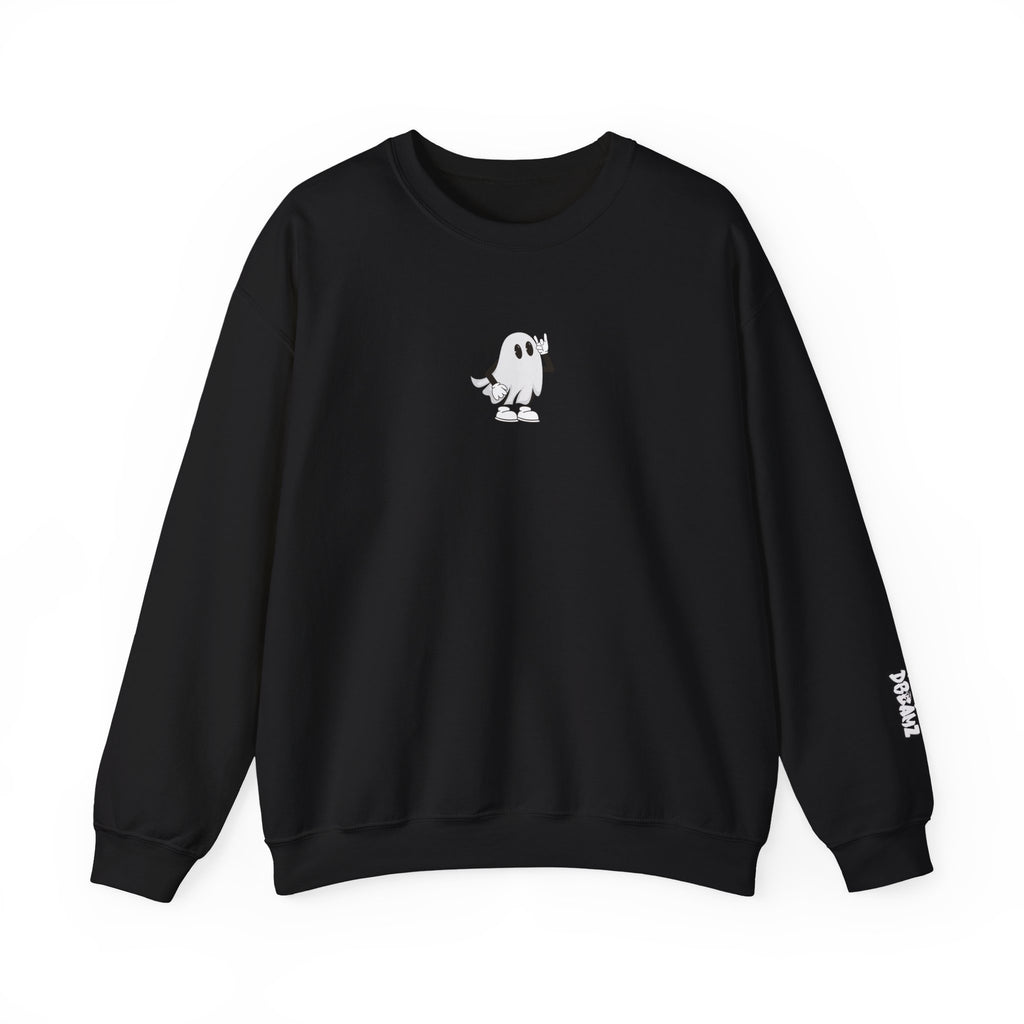 Wicked Cool Ghost Sweatshirt | Halloween Style, Cozy Crewneck, Unisex Fashion, Perfect Gift for Spooky Season, Trendy Streetwear