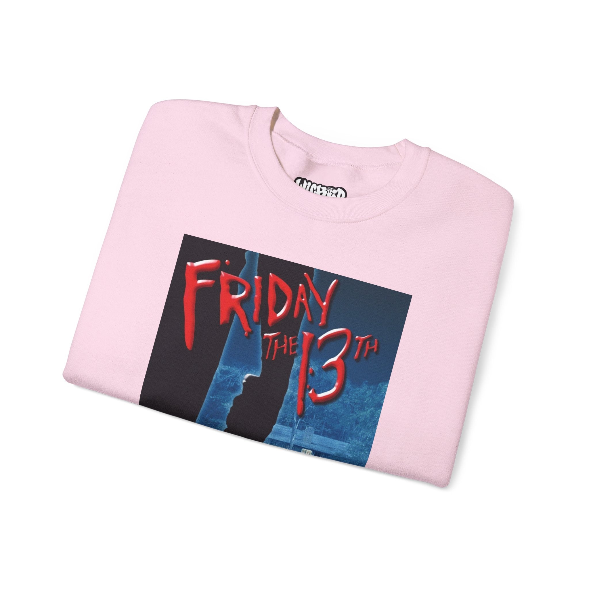 Friday the 13th Unisex Crewneck Sweatshirt, Halloween Apparel, Horror Movie Sweatshirt, Cozy Gift for Fans, Unisex Sweatshirt