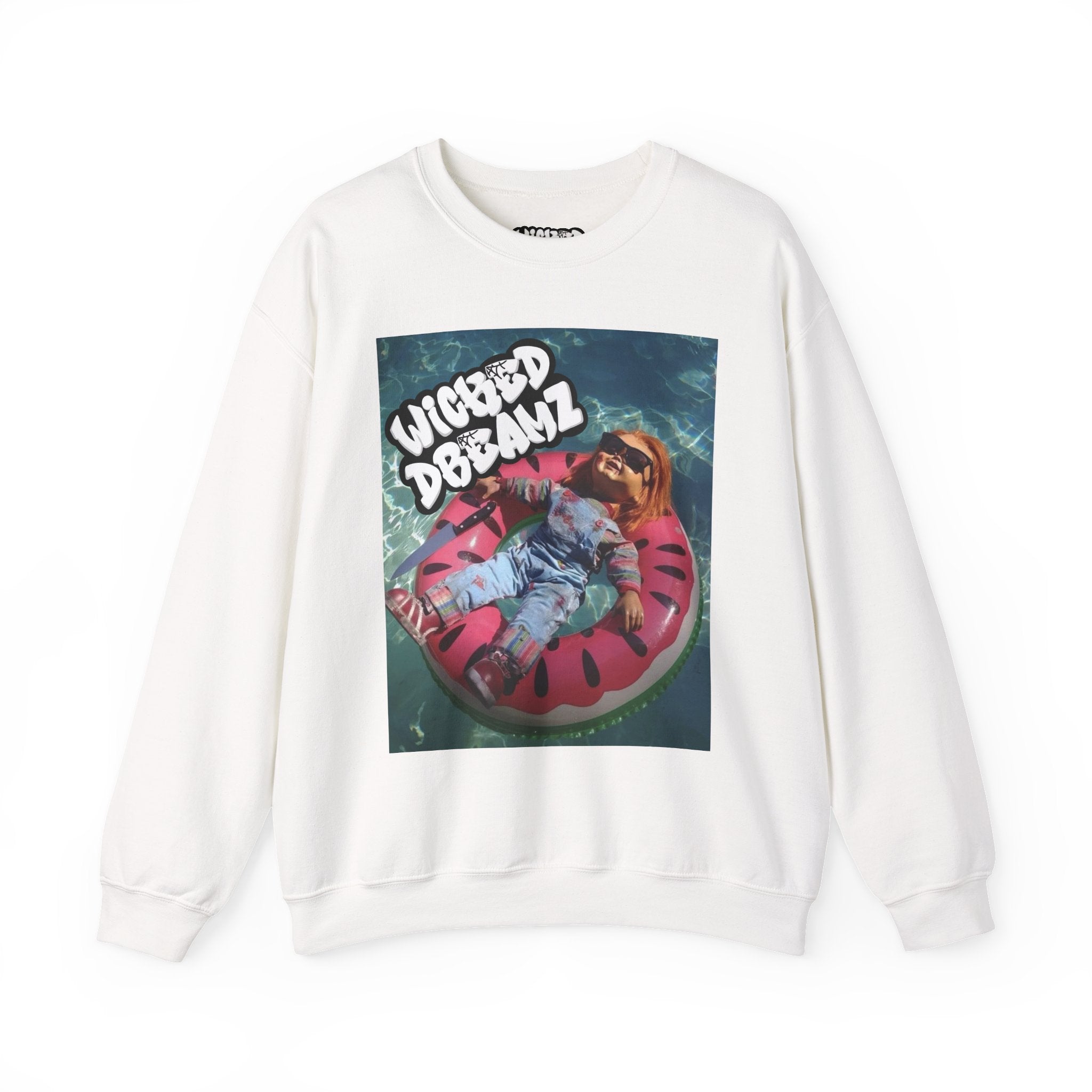 Chill Vibes Sweatshirt - Unisex Heavy Blend Crewneck, Cozy Streetwear, Fun Gift for Friends, Casual Outfit, Everyday Comfort