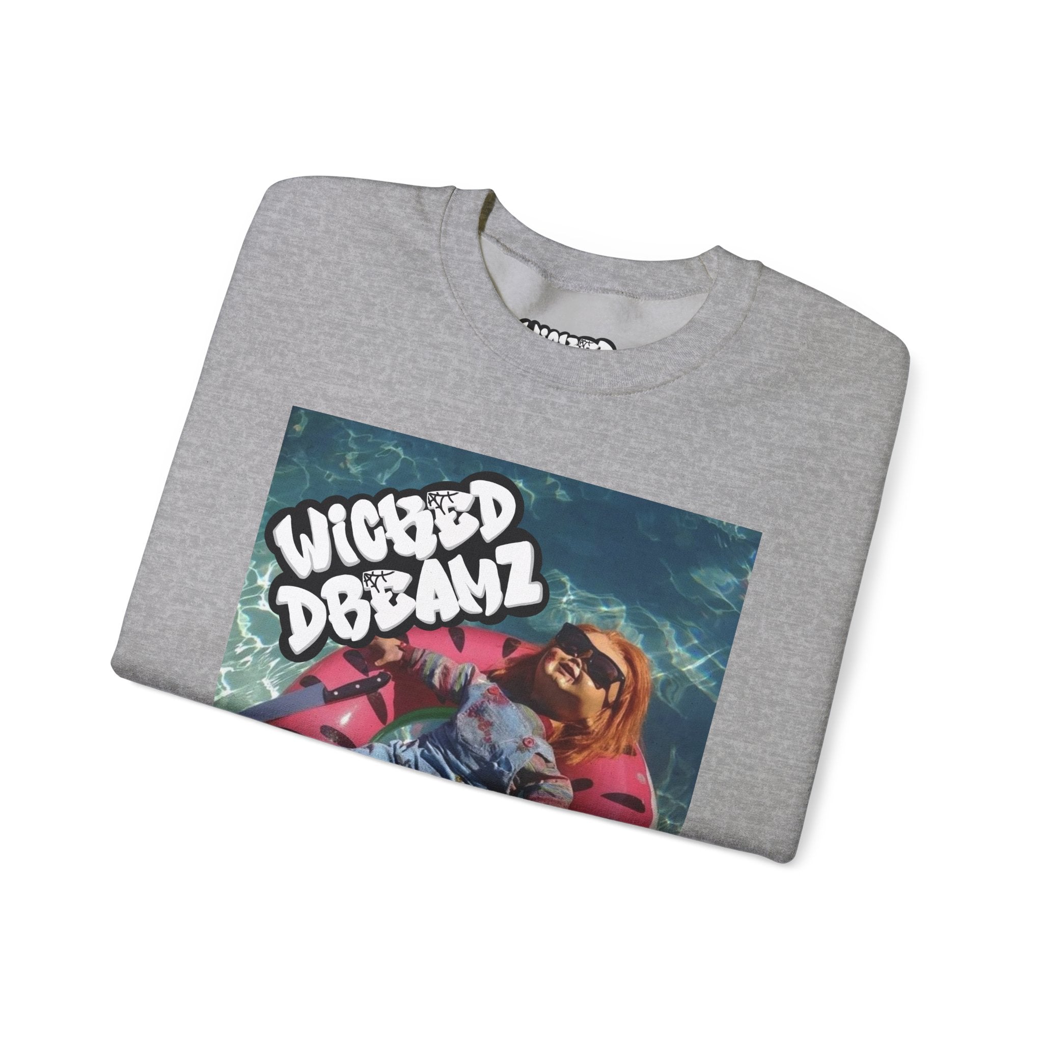 Chill Vibes Sweatshirt - Unisex Heavy Blend Crewneck, Cozy Streetwear, Fun Gift for Friends, Casual Outfit, Everyday Comfort