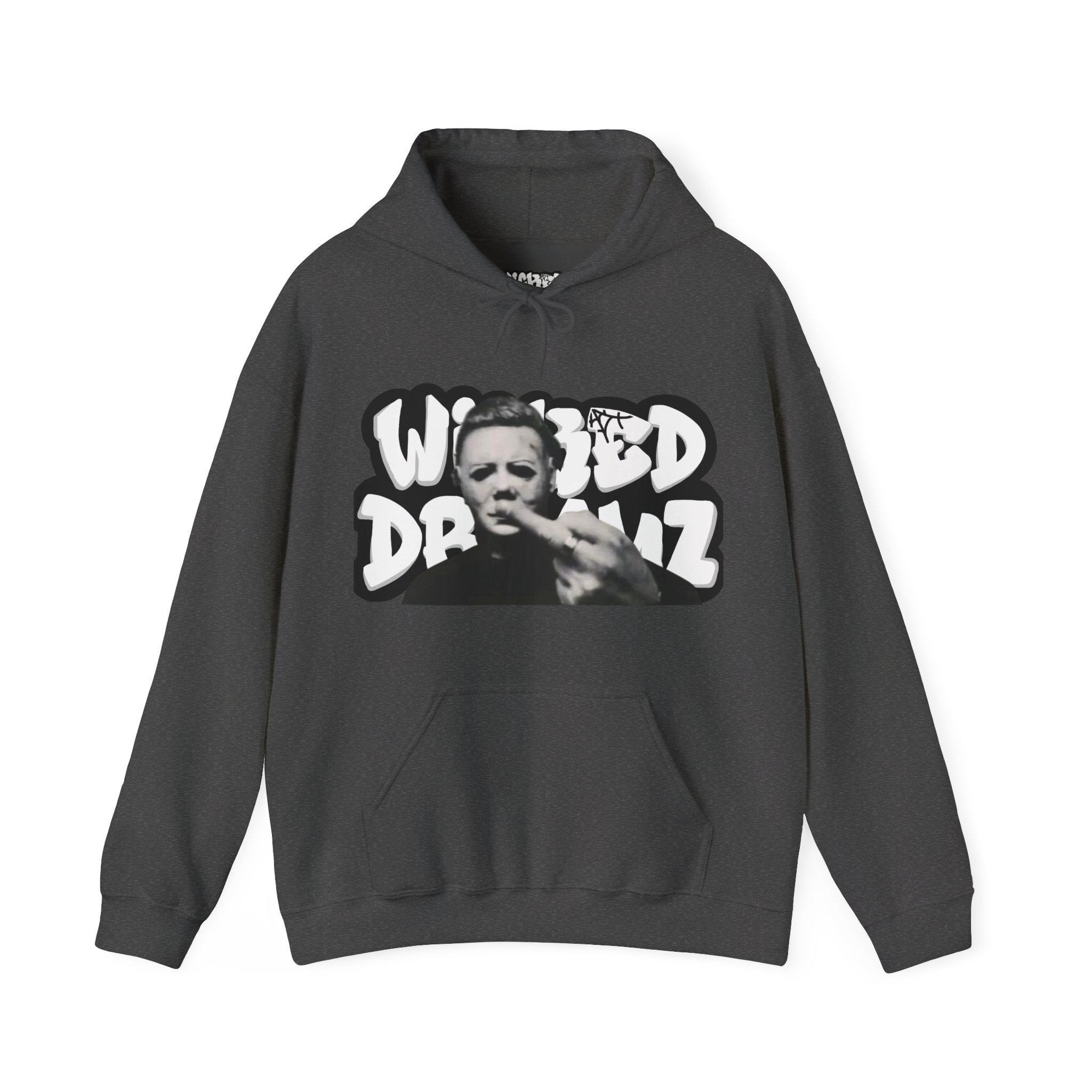 Wicked Dreamz Myers Hoodie, Unisex Heavy Blend Sweatshirt, Streetwear Sweatshirt, Cool Graphic Hoodie, Unique Gift for Music Lovers