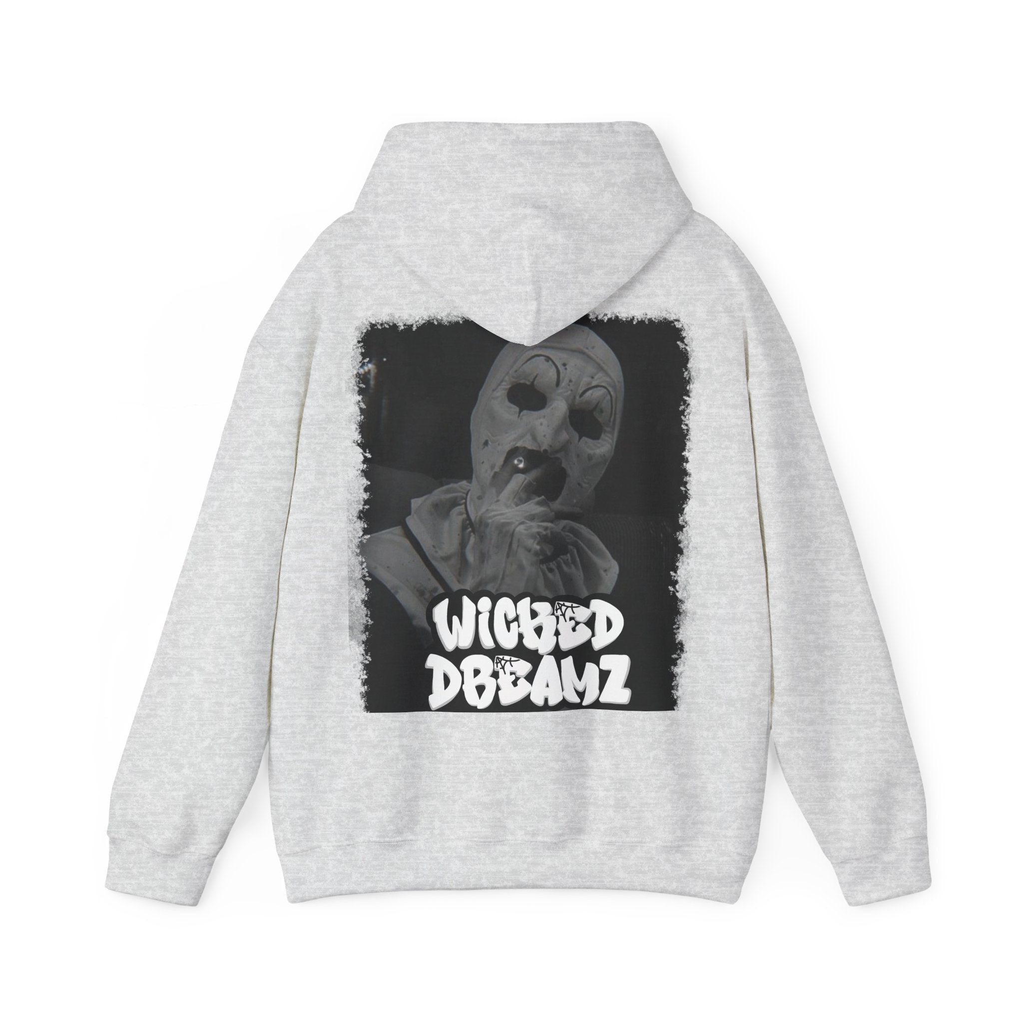 Art the clown Unisex Hoodie - Cozy Streetwear, Horror Fans Gift, Sweatshirt for Every Occasion, Unique Graphic Design, Halloween Apparel