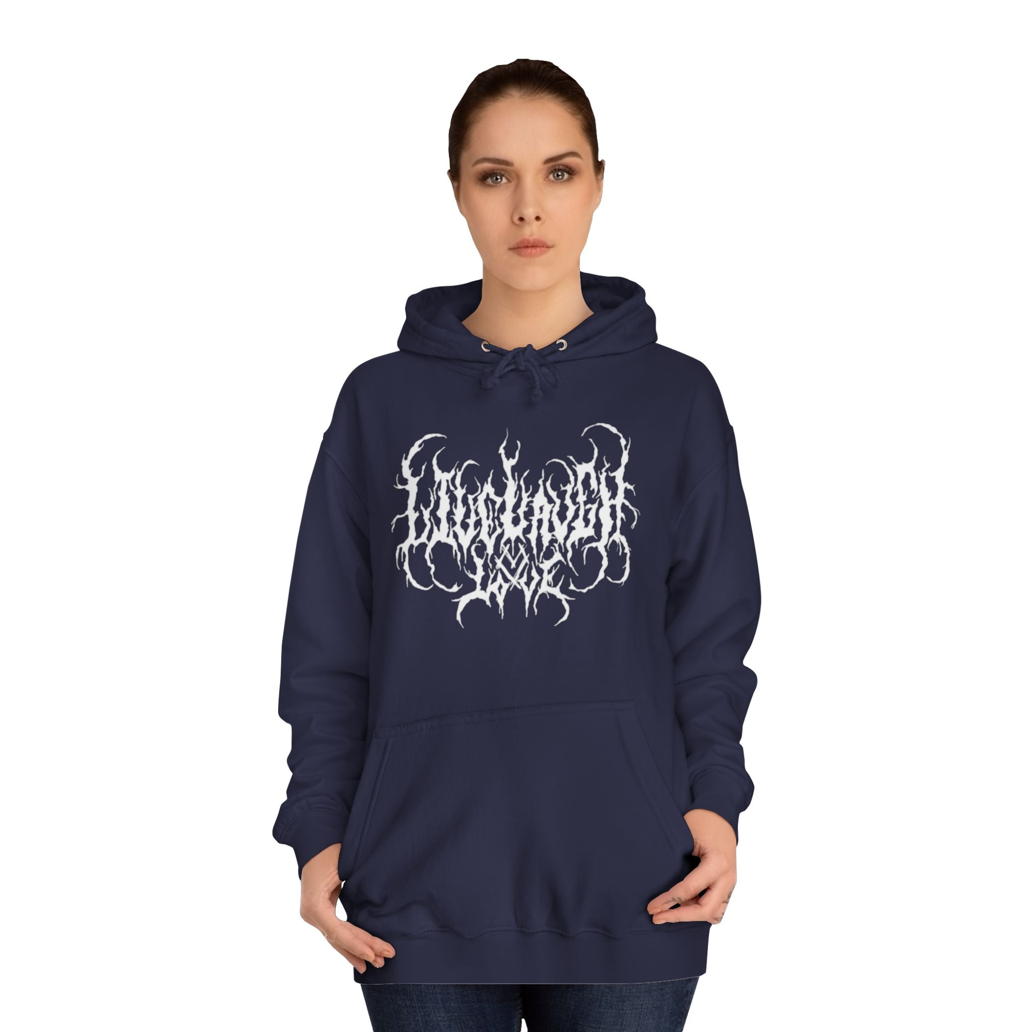 Wicked Vibe Unisex College Hoodie | Bold Graphic Hoodie, Streetwear, Gift for Students, Music Lovers, Casual Wear, Comfort