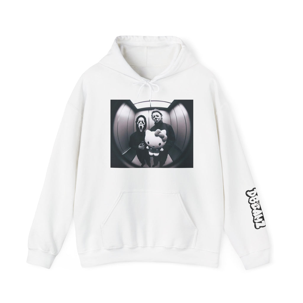 Sweet horror Graphic Hoodie, Cozy Unisex Sweatshirt for Everyday Wear, Perfect Gift for Friends, Streetwear Style, Unique Graphic Design