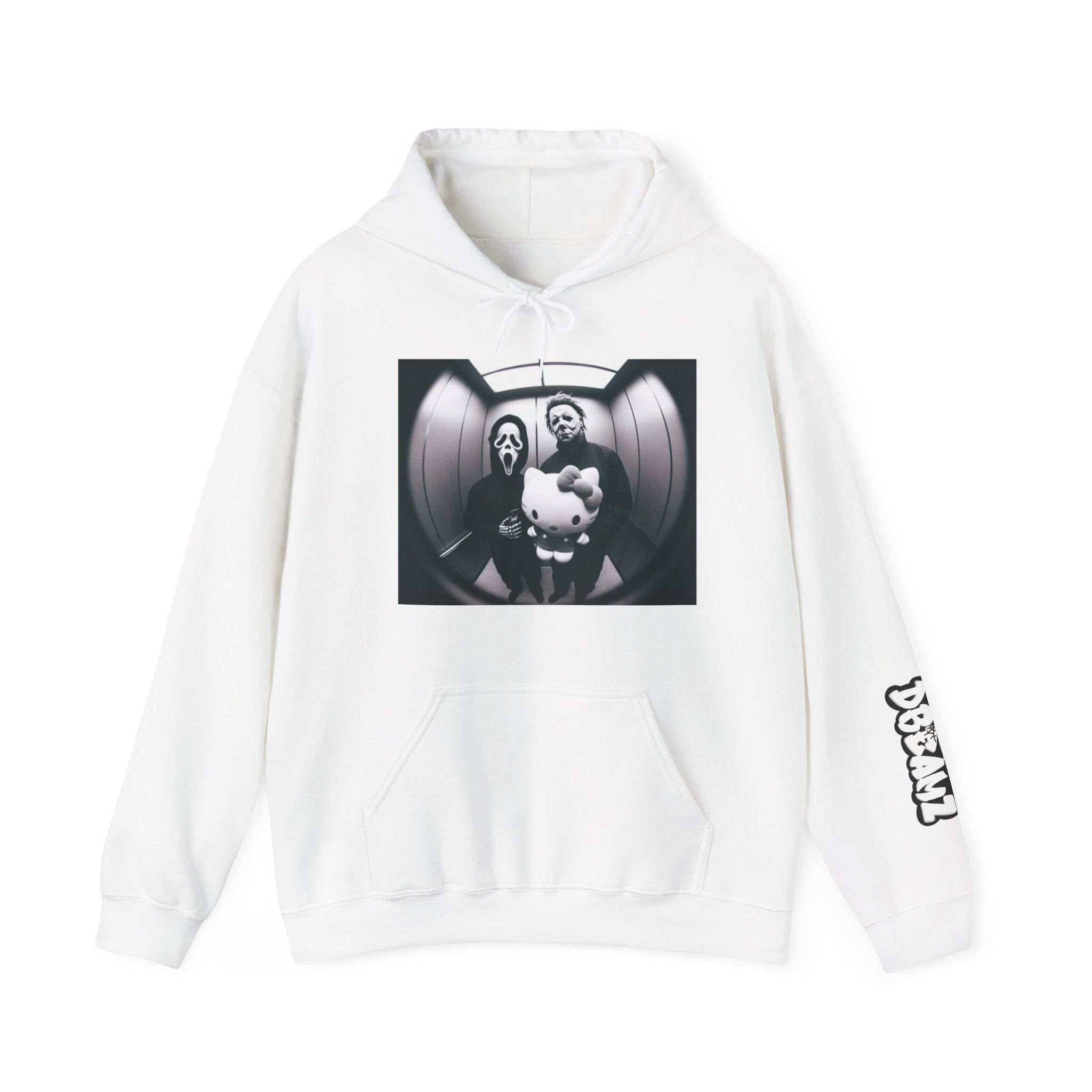 Sweet horror Graphic Hoodie, Cozy Unisex Sweatshirt for Everyday Wear, Perfect Gift for Friends, Streetwear Style, Unique Graphic Design