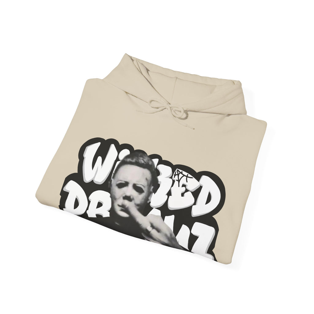 Wicked Dreamz Myers Hoodie, Unisex Heavy Blend Sweatshirt, Streetwear Sweatshirt, Cool Graphic Hoodie, Unique Gift for Music Lovers