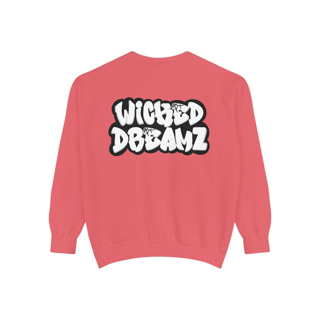 Spooky Season Sweatshirt - Unisex Garment-Dyed, Halloween Apparel, Cozy Fall Fashion, Wicked DBBAMZ Design, Perfect for October Celebrations