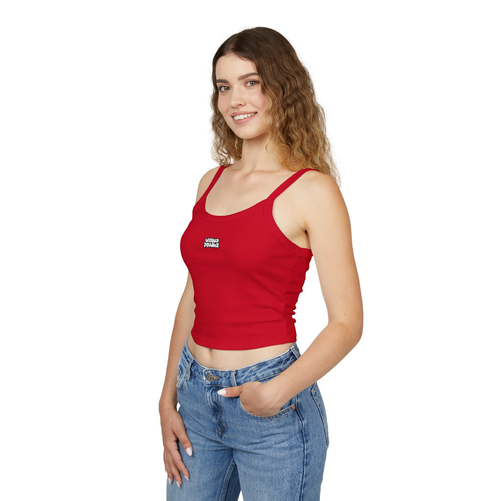 Wicked Dreamz Spaghetti Strap Tank Top, Casual Summer Top, Lightweight Layering Piece, Perfect for Festivals, Beach Days, and Everyday Wear