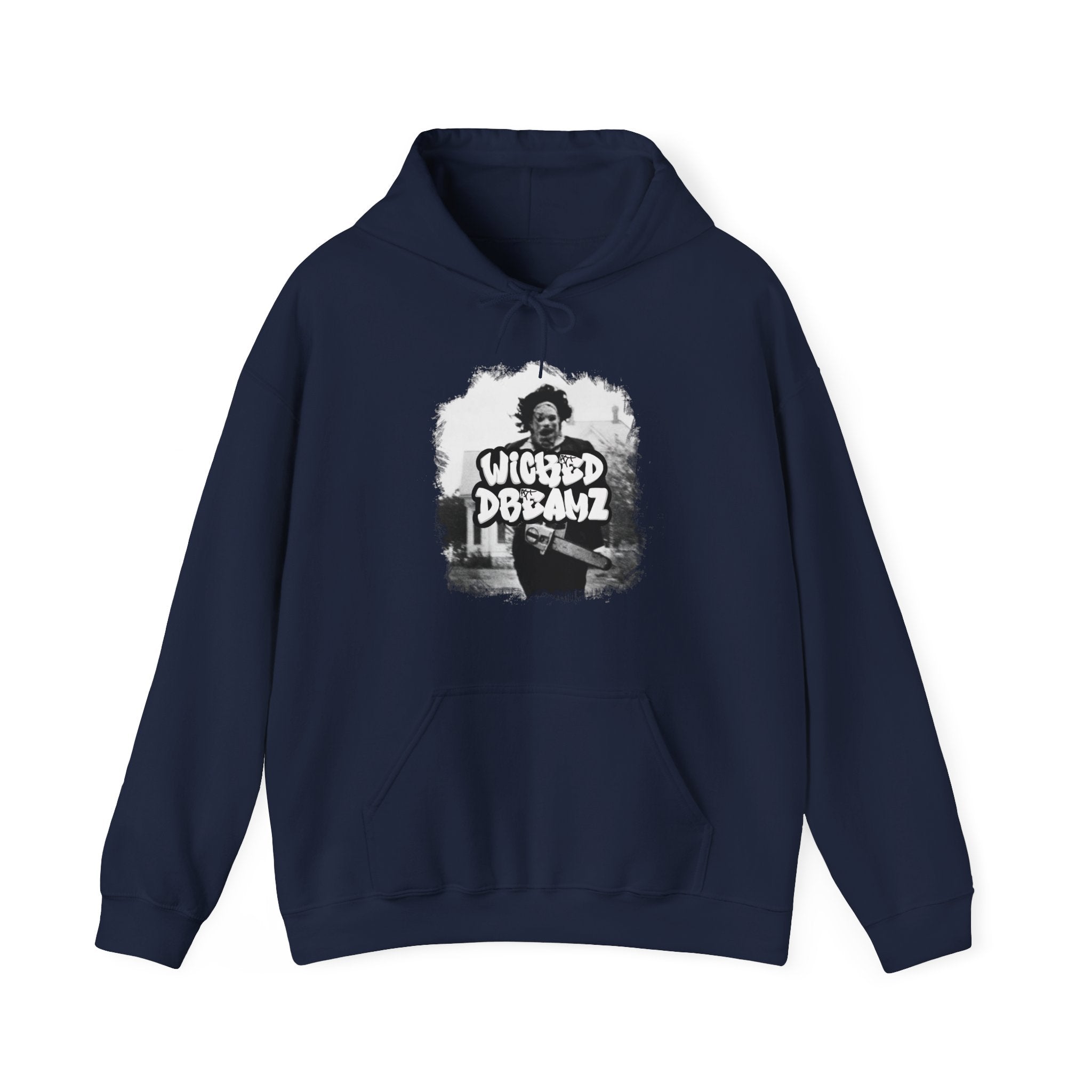 Wicked Dreamz Unisex Heavy Blend™ Hoodie - Cozy, Stylish Pullover for Horror Fans, Perfect for Halloween, Casual Wear, Gifts