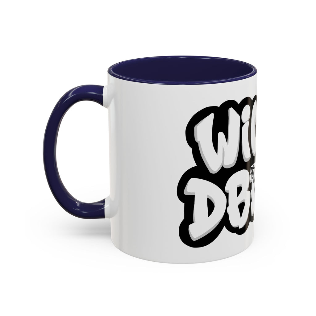 Wicked Dreams Accent Coffee Mug - Unique Gift, Home Decor, Morning Coffee Companion, Graffiti Style, Customizable