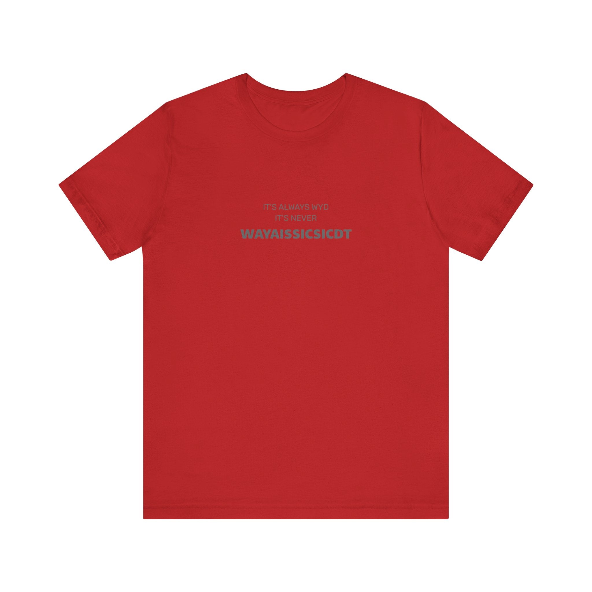 Where are you Unisex Jersey Tee - Perfect Gift for Friends, Casual Wear, Birthdays, Anniversaries, Humor Merch, Everyday Comfort