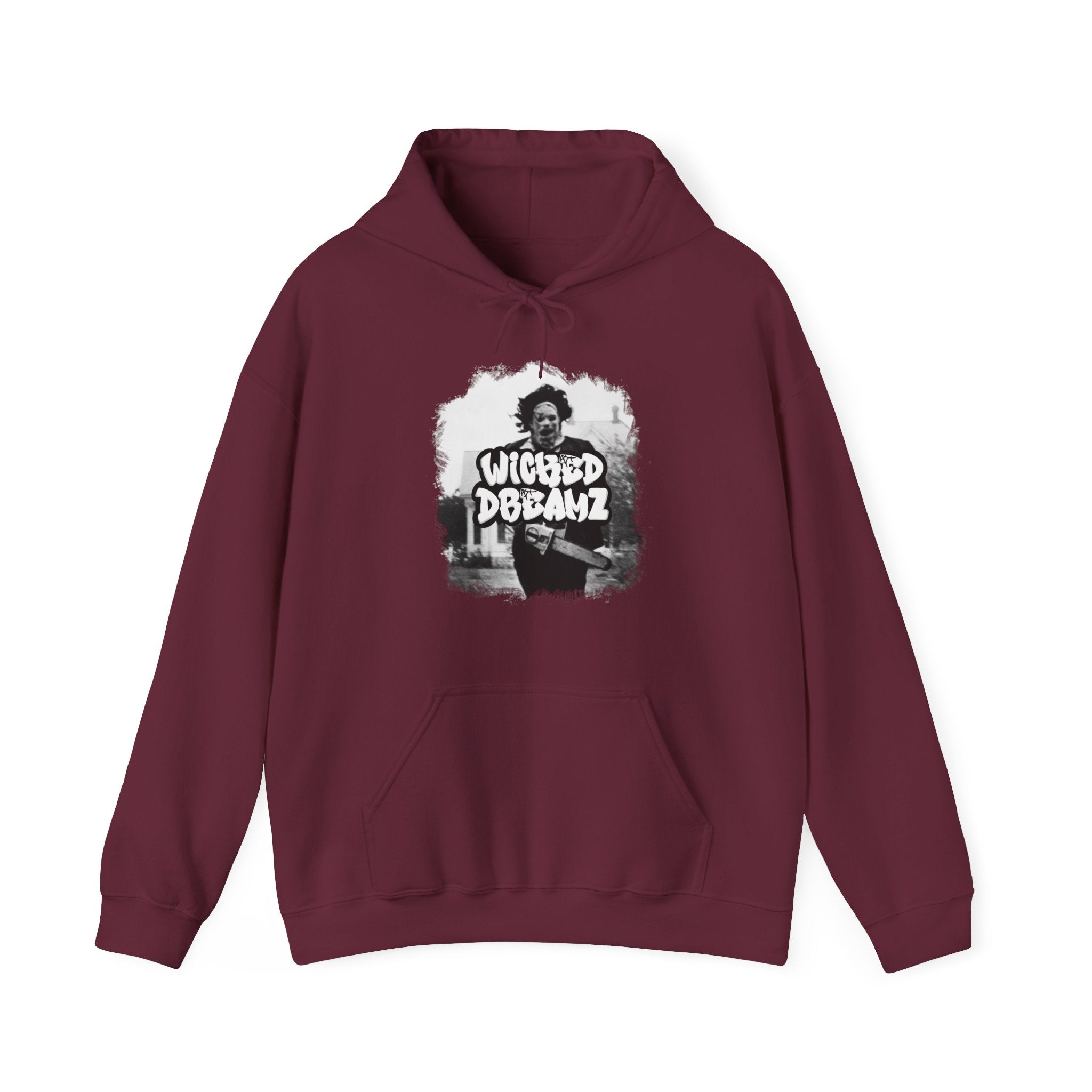 Wicked Dreamz Unisex Heavy Blend™ Hoodie - Cozy, Stylish Pullover for Horror Fans, Perfect for Halloween, Casual Wear, Gifts