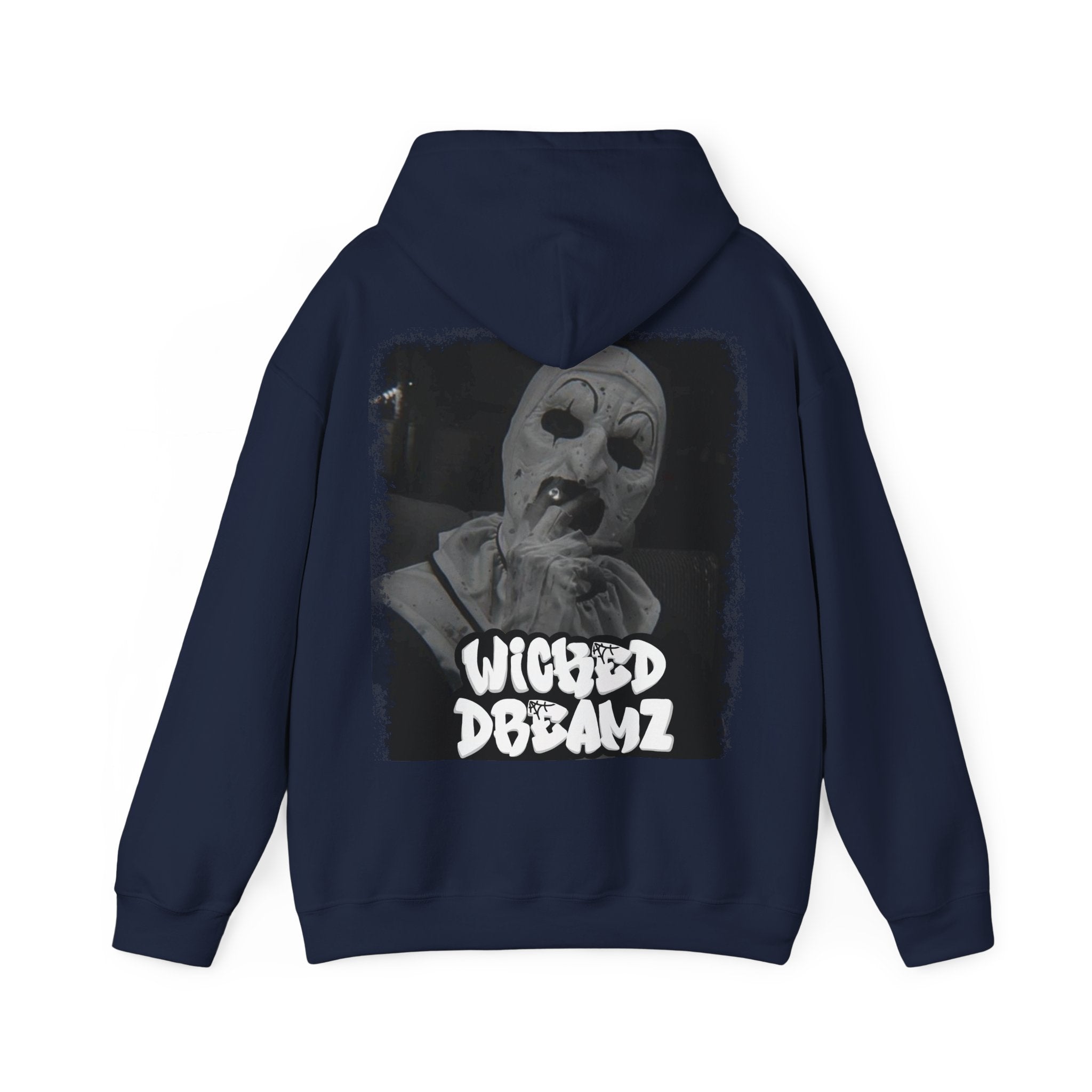 Art the clown Unisex Hoodie - Cozy Streetwear, Horror Fans Gift, Sweatshirt for Every Occasion, Unique Graphic Design, Halloween Apparel