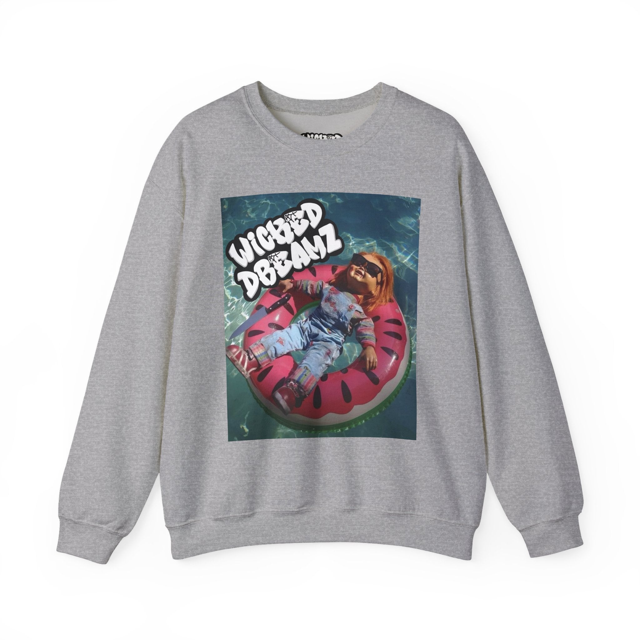 Chill Vibes Sweatshirt - Unisex Heavy Blend Crewneck, Cozy Streetwear, Fun Gift for Friends, Casual Outfit, Everyday Comfort