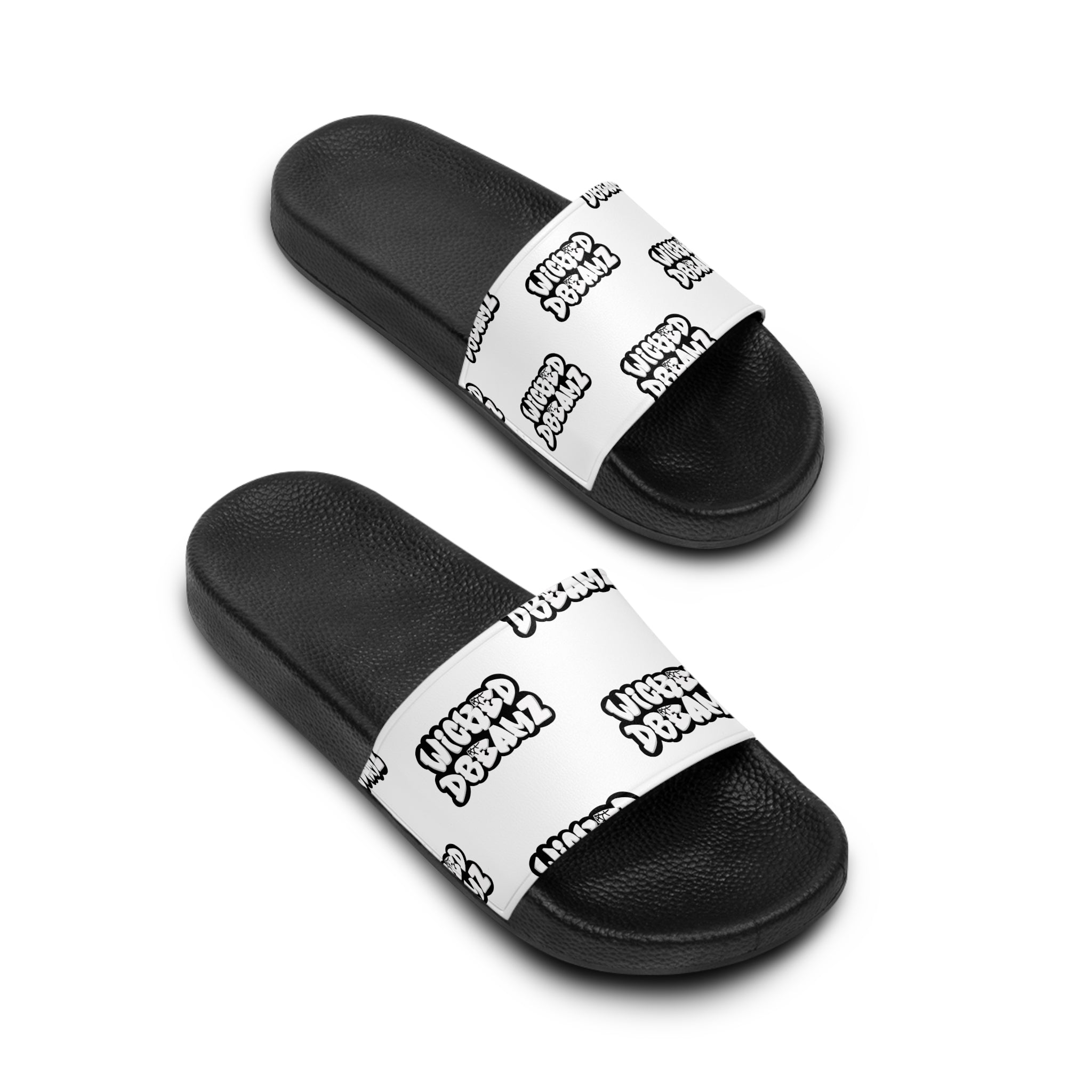 Wicked Dreams Women's Slide Sandals | Casual Summer Footwear, Beach Slides, Trendy Slippers, Gift for Her, Fun Lounge Shoes