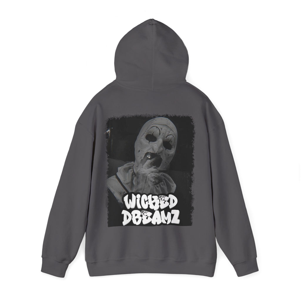 Art the clown Unisex Hoodie - Cozy Streetwear, Horror Fans Gift, Sweatshirt for Every Occasion, Unique Graphic Design, Halloween Apparel