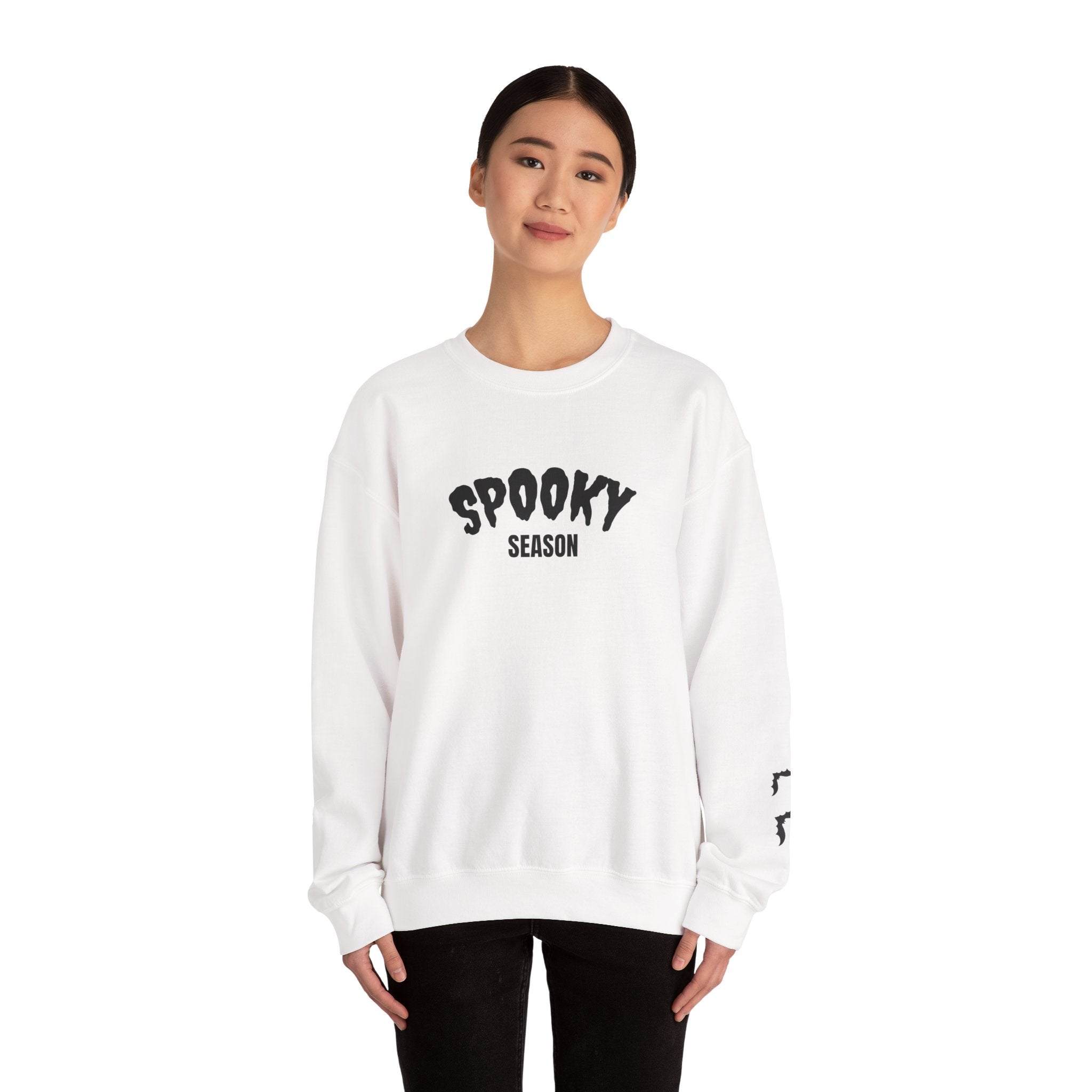 Spooky Season Crewneck Sweatshirt, Halloween Apparel, Cozy Unisex Sweater, Fall Fashion, Gift for Halloween Lovers