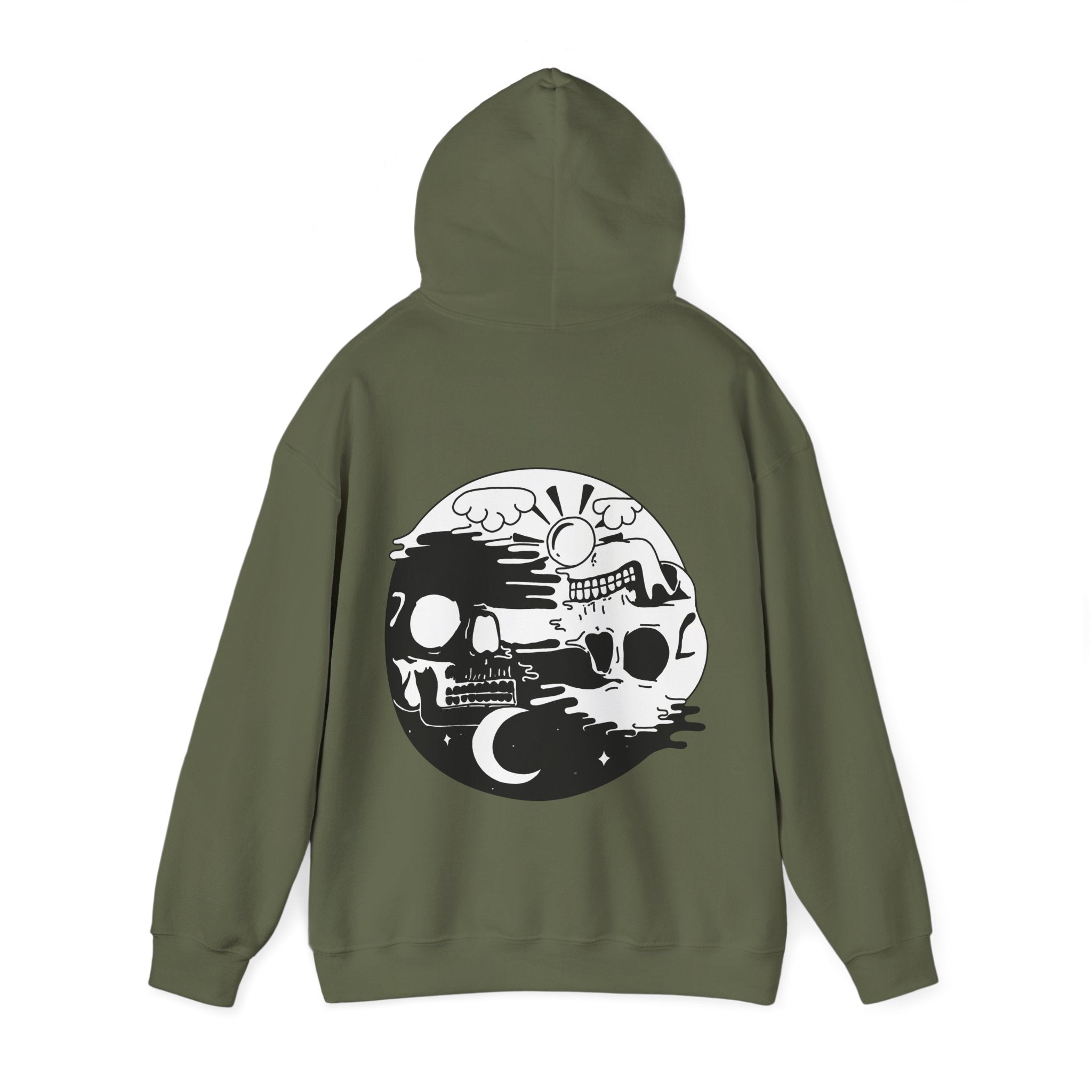Moonlit Adventure Hoodie, Cozy Streetwear, Ideal for Chilly Days, Perfect Gift, Unisex Casual Wear, Halloween, Everyday Style
