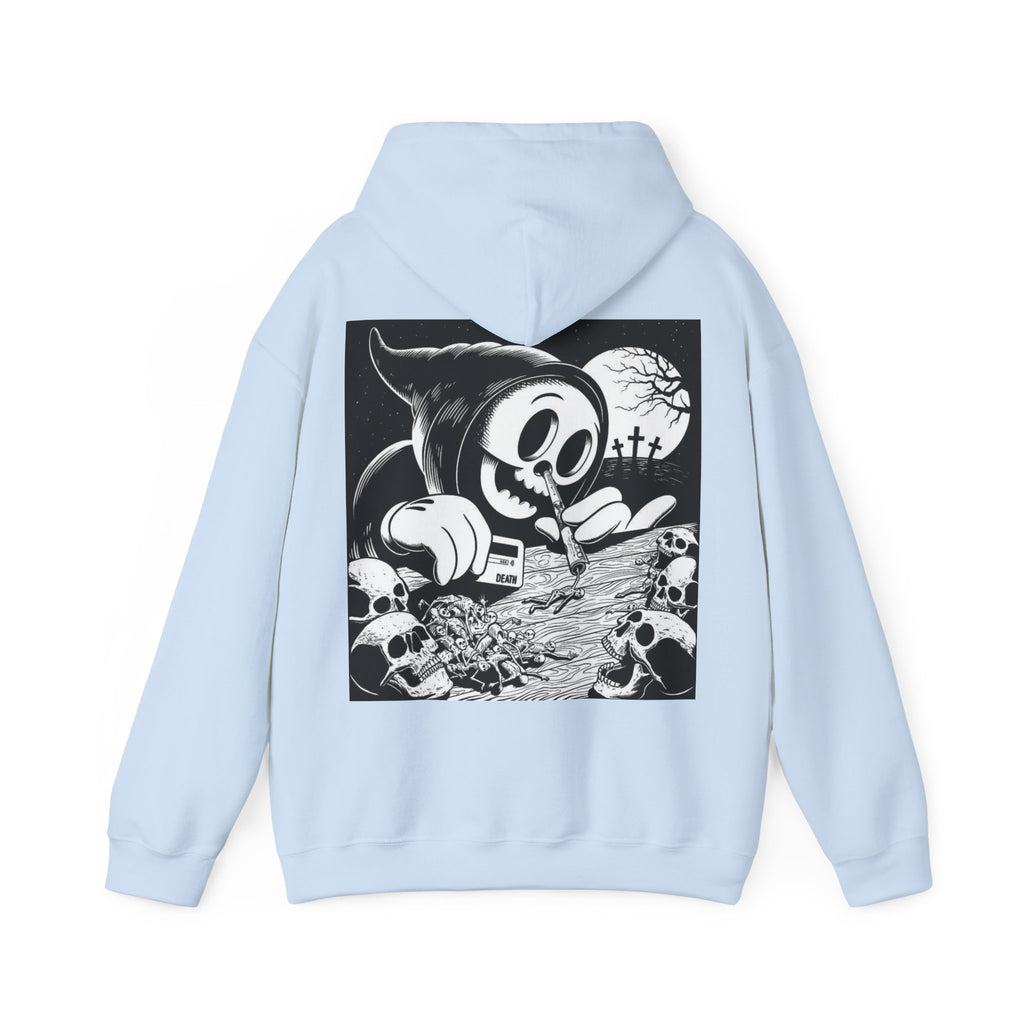 Gothic Graphic Hoodie, Unisex Heavy Blend Sweatshirt, Cool Streetwear, Casual Wear, Fall Fashion, Halloween Style