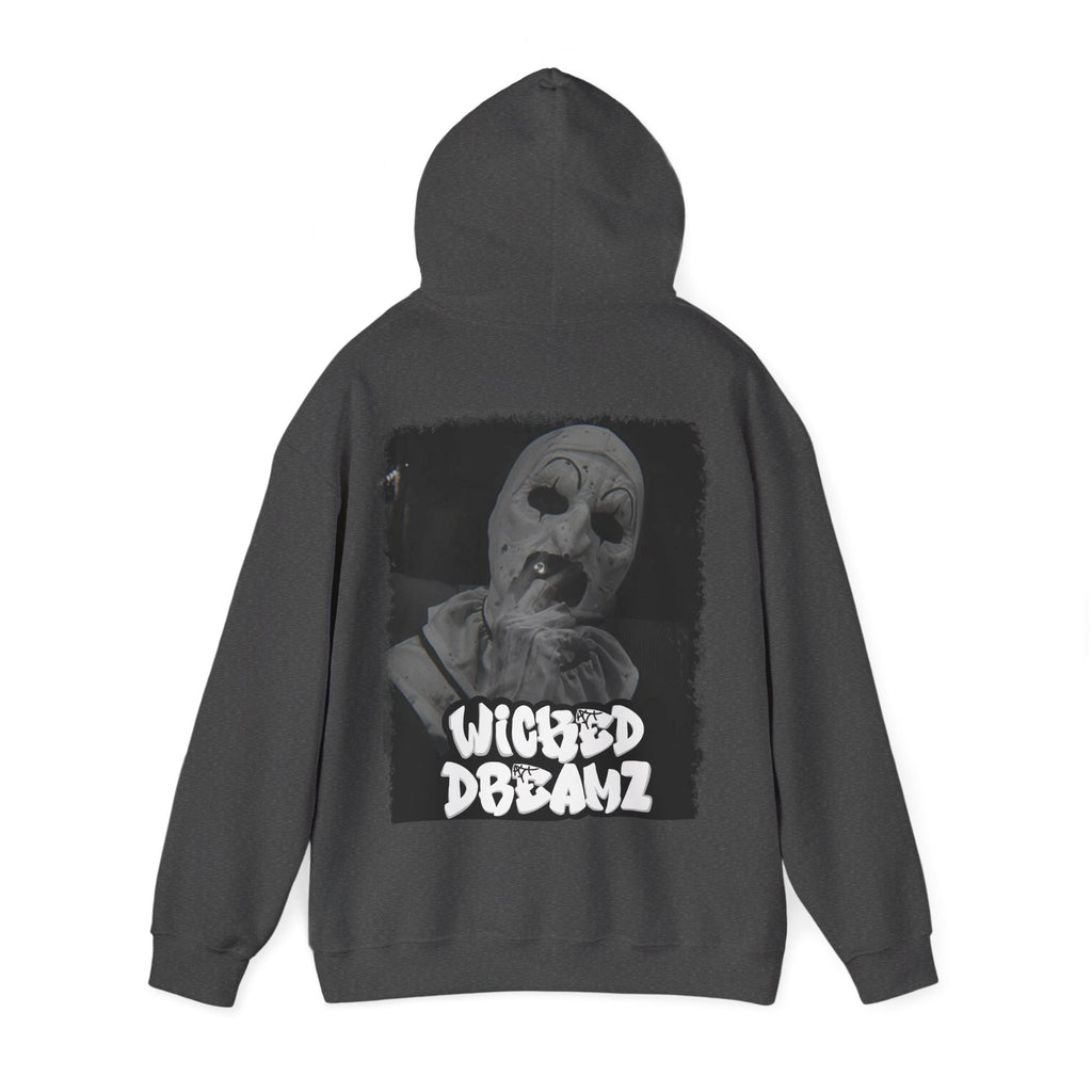 Art the clown Unisex Hoodie - Cozy Streetwear, Horror Fans Gift, Sweatshirt for Every Occasion, Unique Graphic Design, Halloween Apparel