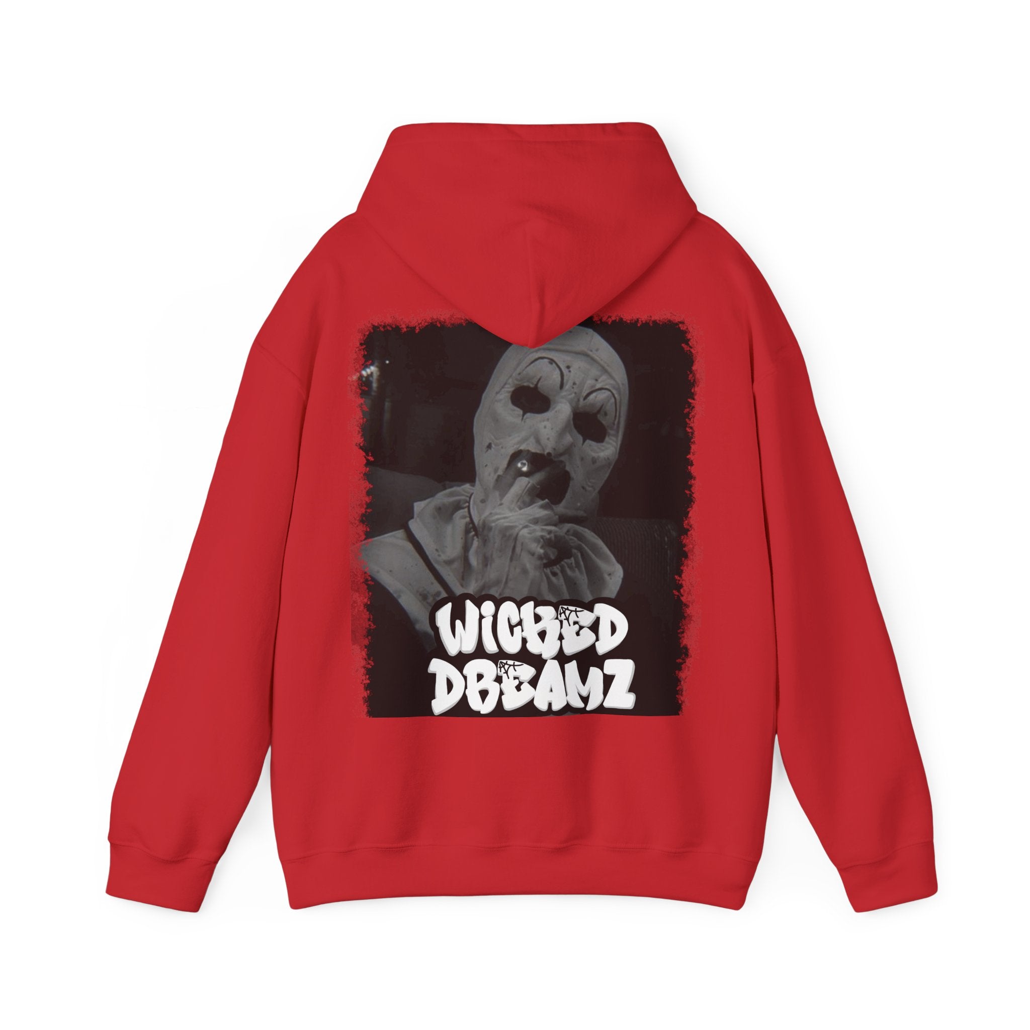 Art the clown Unisex Hoodie - Cozy Streetwear, Horror Fans Gift, Sweatshirt for Every Occasion, Unique Graphic Design, Halloween Apparel