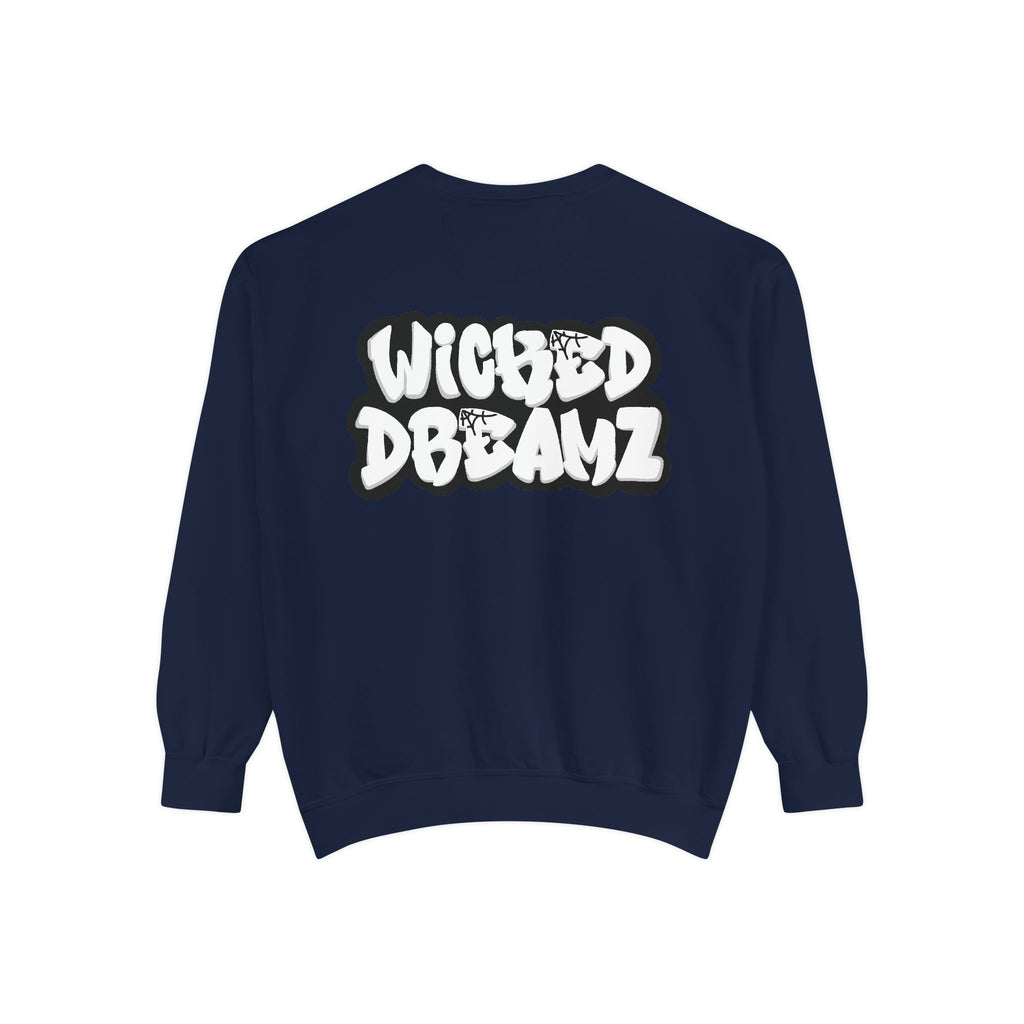 Spooky Season Sweatshirt - Unisex Garment-Dyed, Halloween Apparel, Cozy Fall Fashion, Wicked DBBAMZ Design, Perfect for October Celebrations
