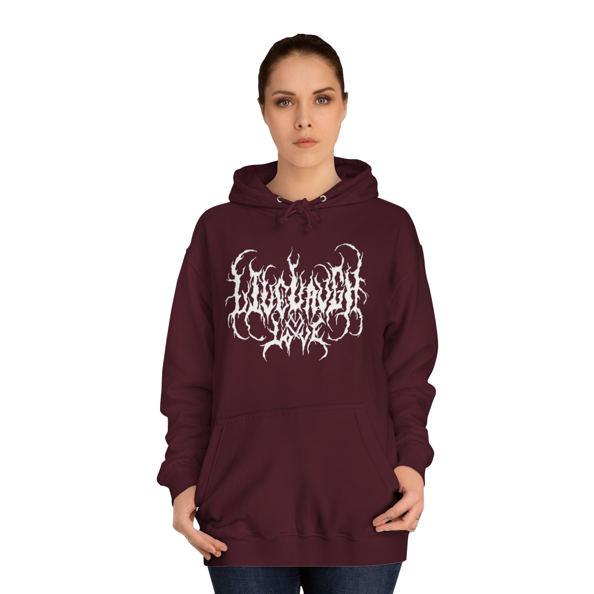 Wicked Vibe Unisex College Hoodie | Bold Graphic Hoodie, Streetwear, Gift for Students, Music Lovers, Casual Wear, Comfort