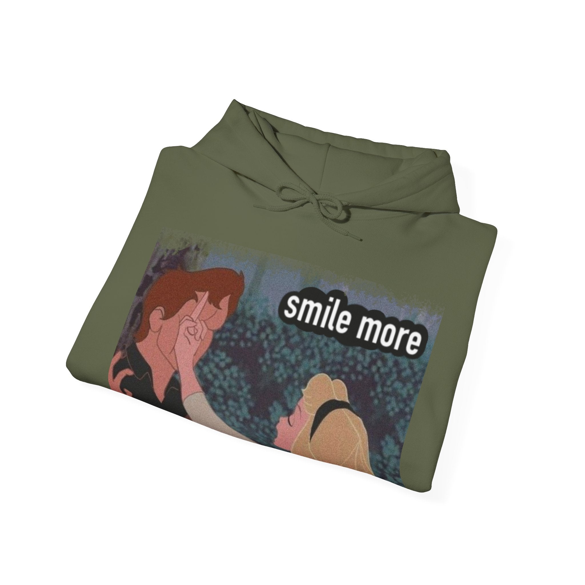 Smile more Unisex Inspirational Hoodie, Cozy Sweatshirt for Everyday Wear, Great for Gifts, Perfect for Birthdays, Self-Care and Motivation