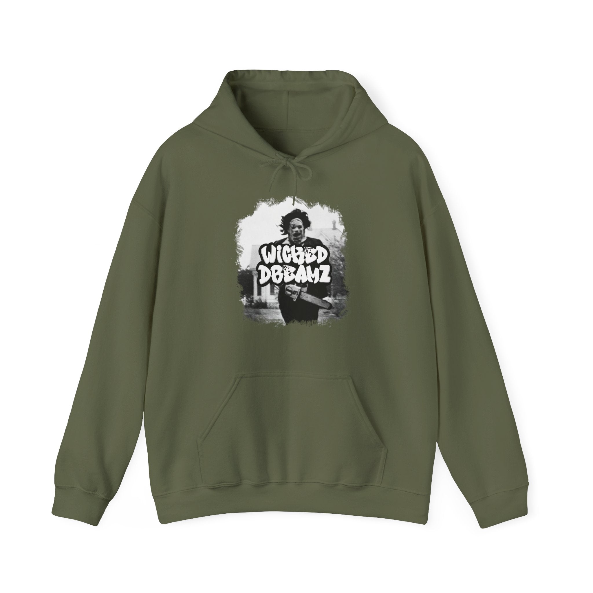 Wicked Dreamz Unisex Heavy Blend™ Hoodie - Cozy, Stylish Pullover for Horror Fans, Perfect for Halloween, Casual Wear, Gifts