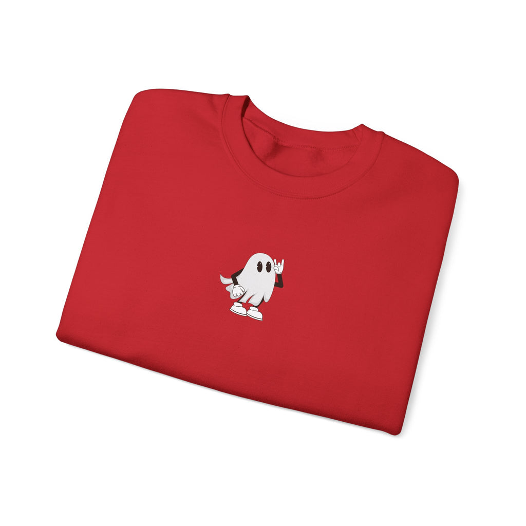 Wicked Cool Ghost Sweatshirt | Halloween Style, Cozy Crewneck, Unisex Fashion, Perfect Gift for Spooky Season, Trendy Streetwear