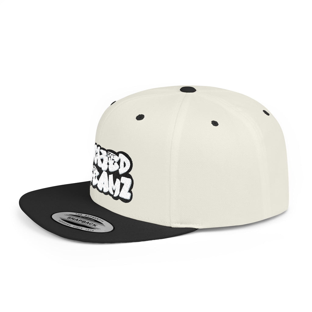 Wicked Dreamz Snapback Hat, Trendy Flat Bill Cap for Street Style, Unisex Urban Fashion, Perfect Gift for Hip-Hop Lovers, Casual Wear