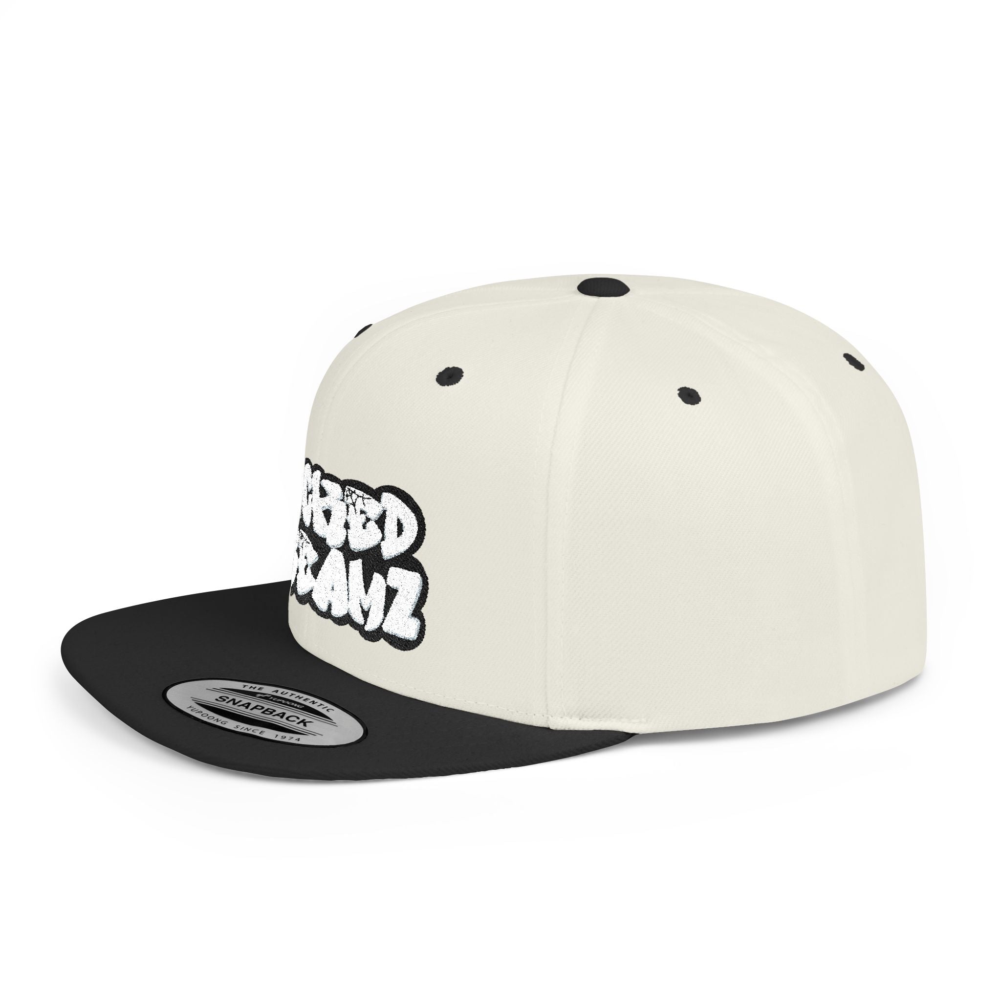 Wicked Dreamz Snapback Hat, Trendy Flat Bill Cap for Street Style, Unisex Urban Fashion, Perfect Gift for Hip-Hop Lovers, Casual Wear
