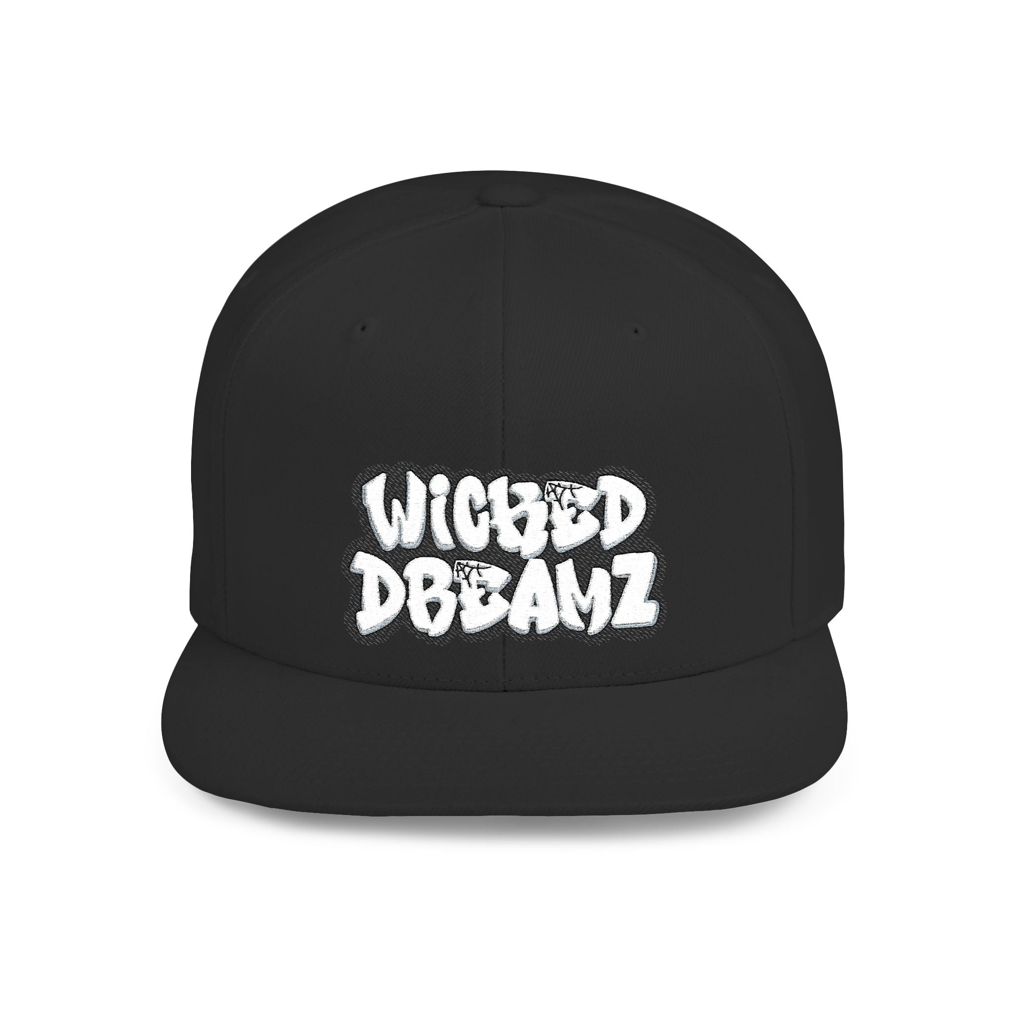 Wicked Dreamz Snapback Hat, Trendy Flat Bill Cap for Street Style, Unisex Urban Fashion, Perfect Gift for Hip-Hop Lovers, Casual Wear