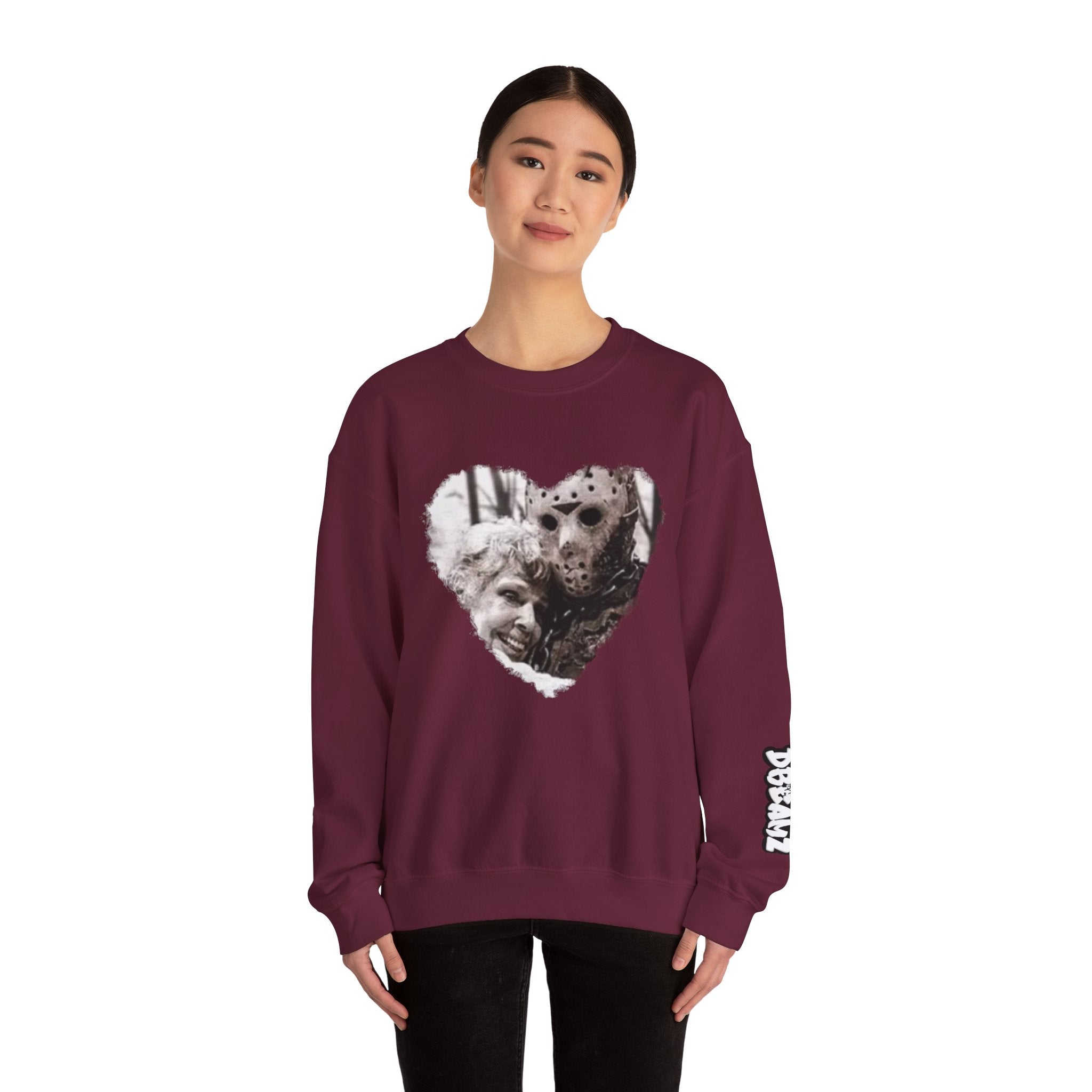 Heartwarming Horror Crewneck Sweatshirt - Perfect for Halloween, Cozy Nights, Gift for Horror Fans, Unisex Sweatshirt, Vintage Style