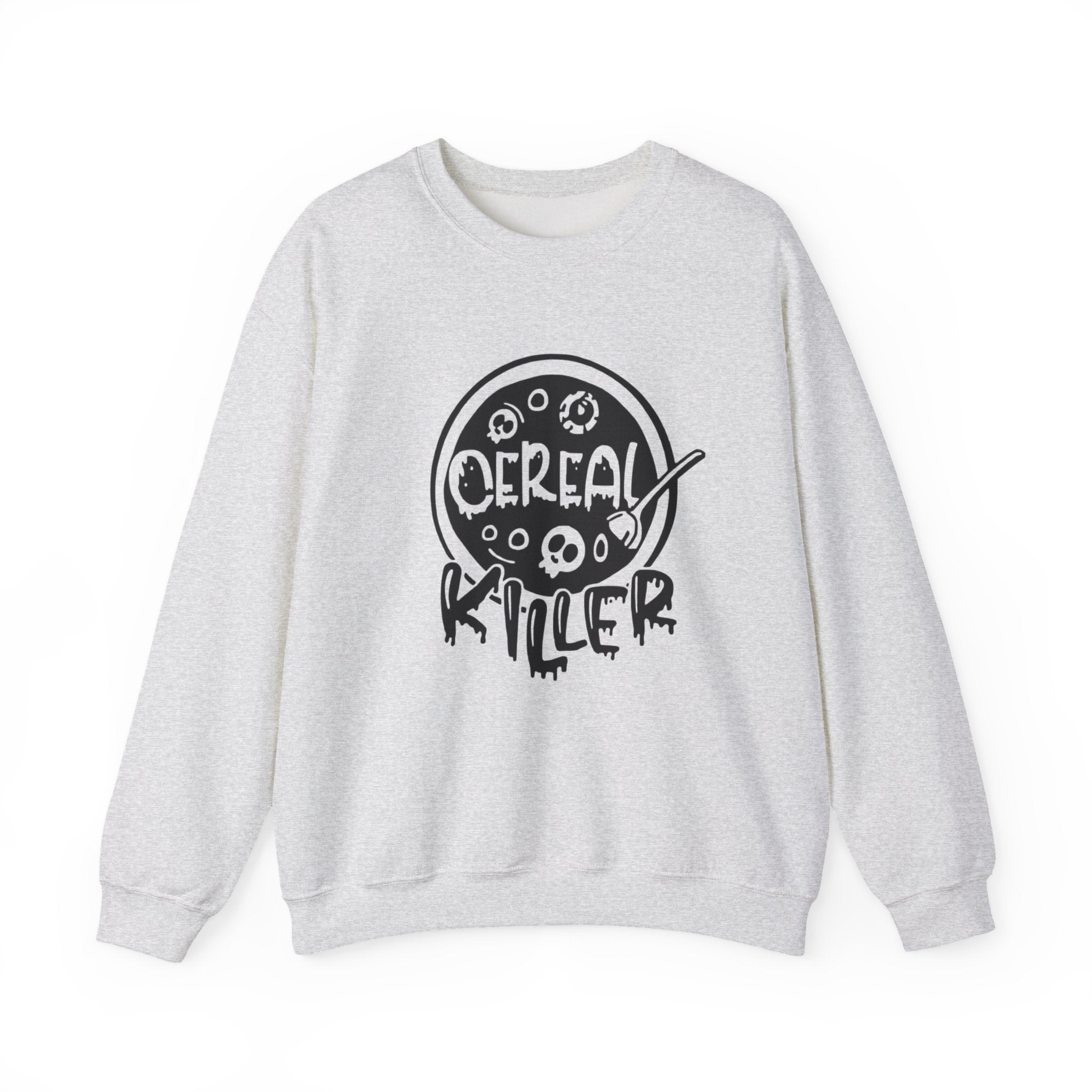 Cereal Killer Crewneck Sweatshirt, Funny Gift, Halloween Sweatshirt, Unisex Sweatshirt, Casual Wear, Trendy Apparel