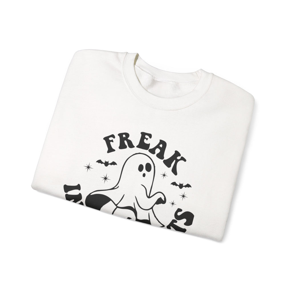 Ghostly Humor Crewneck Sweatshirt: Perfect for Halloween, Cozy Nights, Casual Wear, Ghost Lover Gift, Spooky Season Apparel