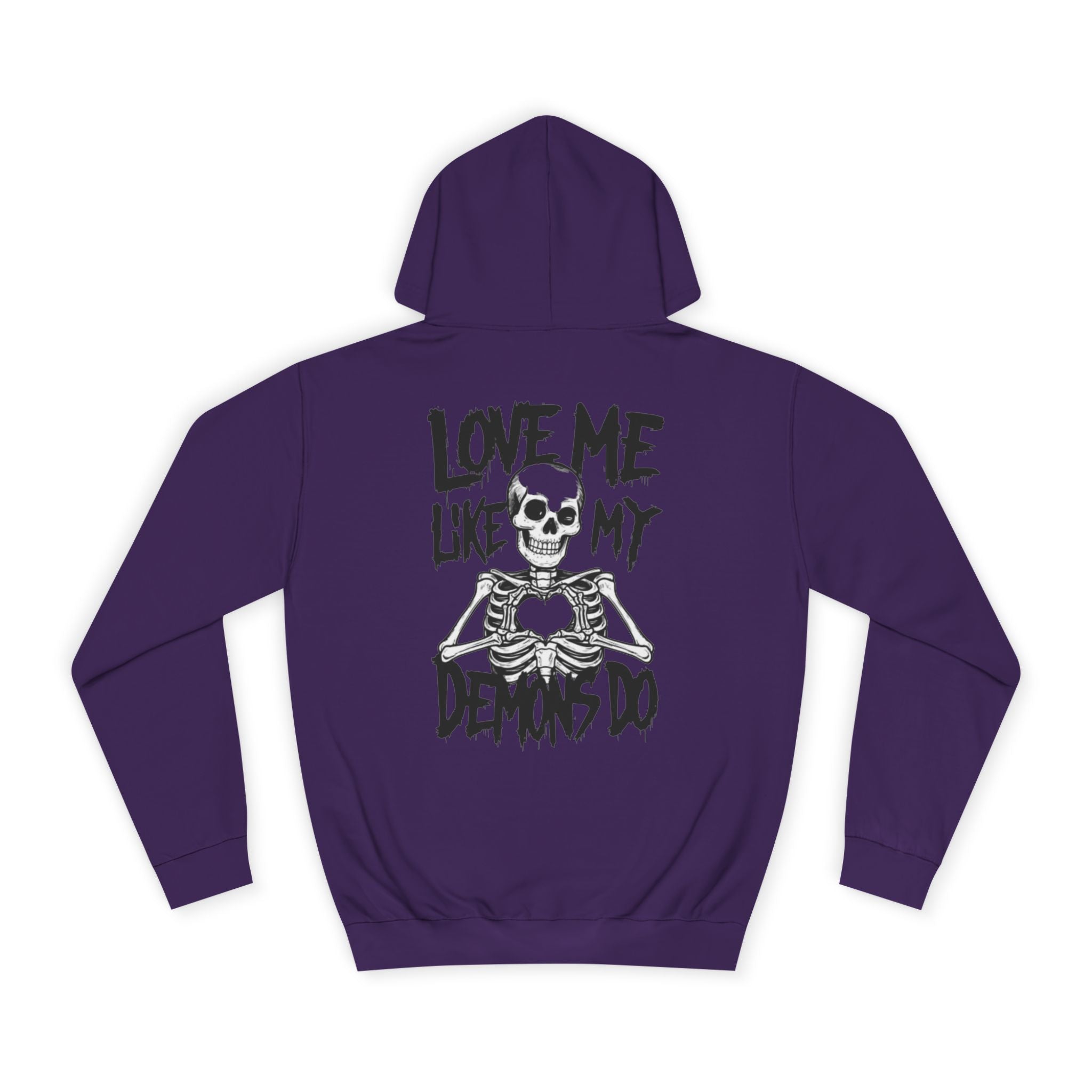 Unisex Skull Art College Hoodie, Casual Halloween Sweatshirt, College Student Gift, Graphic Hoodie for Men and Women, Trendy Layering Wear